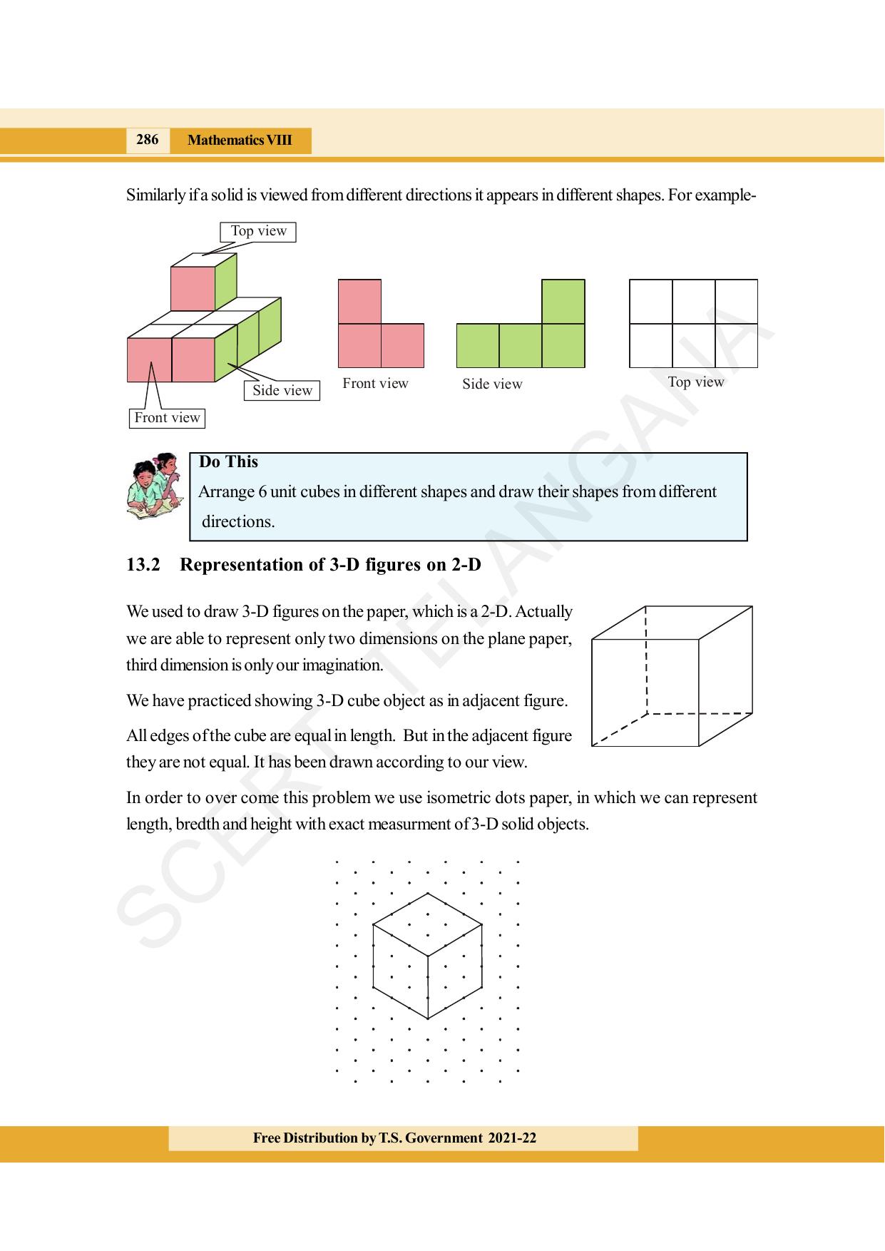 TS SCERT Class 8 Maths (English Medium) Text Book - Page 298