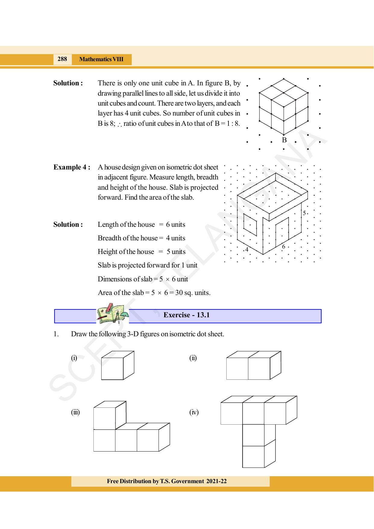 TS SCERT Class 8 Maths (English Medium) Text Book - Page 300