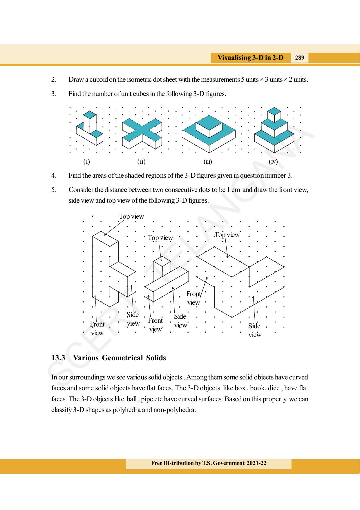TS SCERT Class 8 Maths (English Medium) Text Book - Page 301
