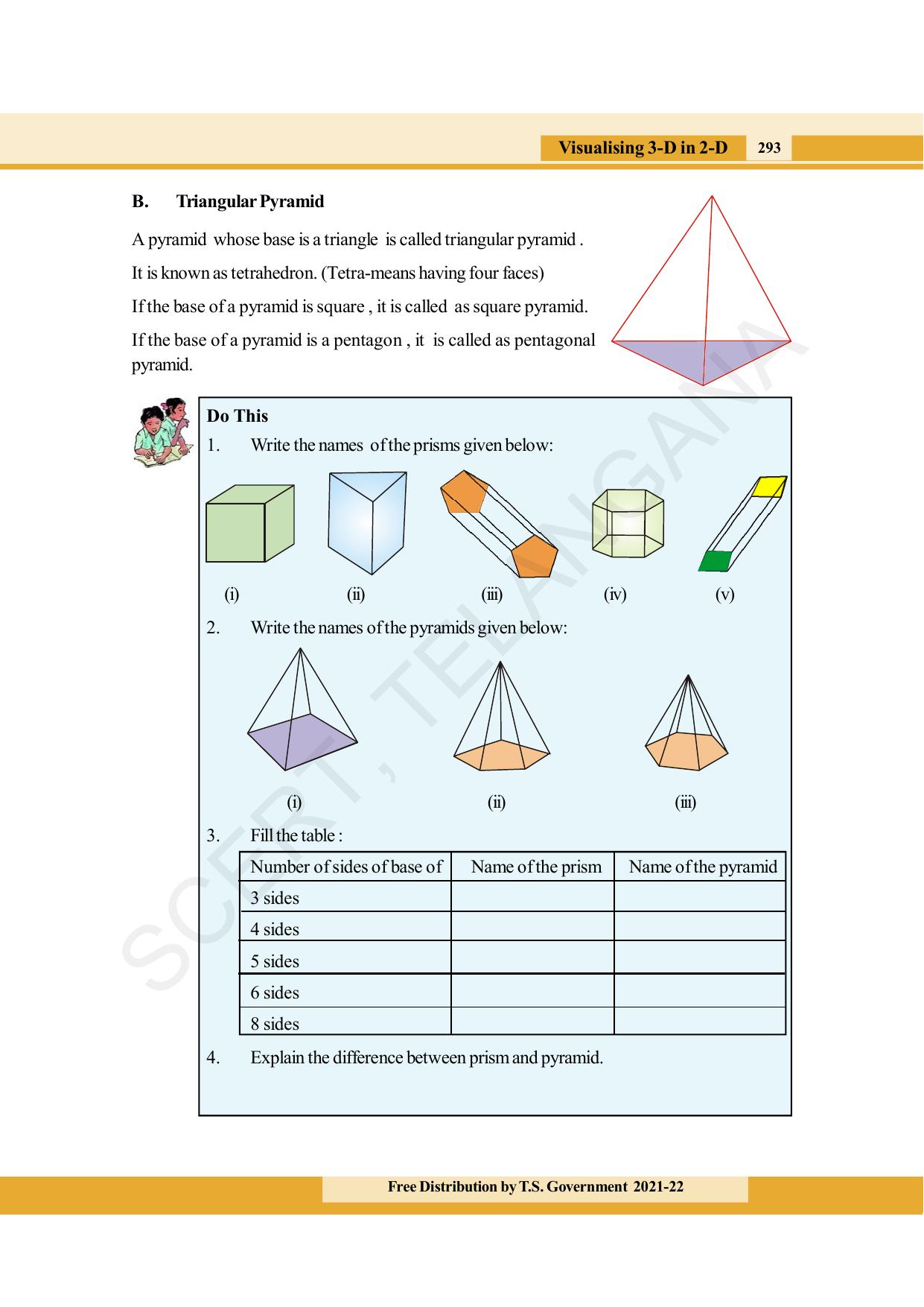 TS SCERT Class 8 Maths (English Medium) Text Book - Page 305