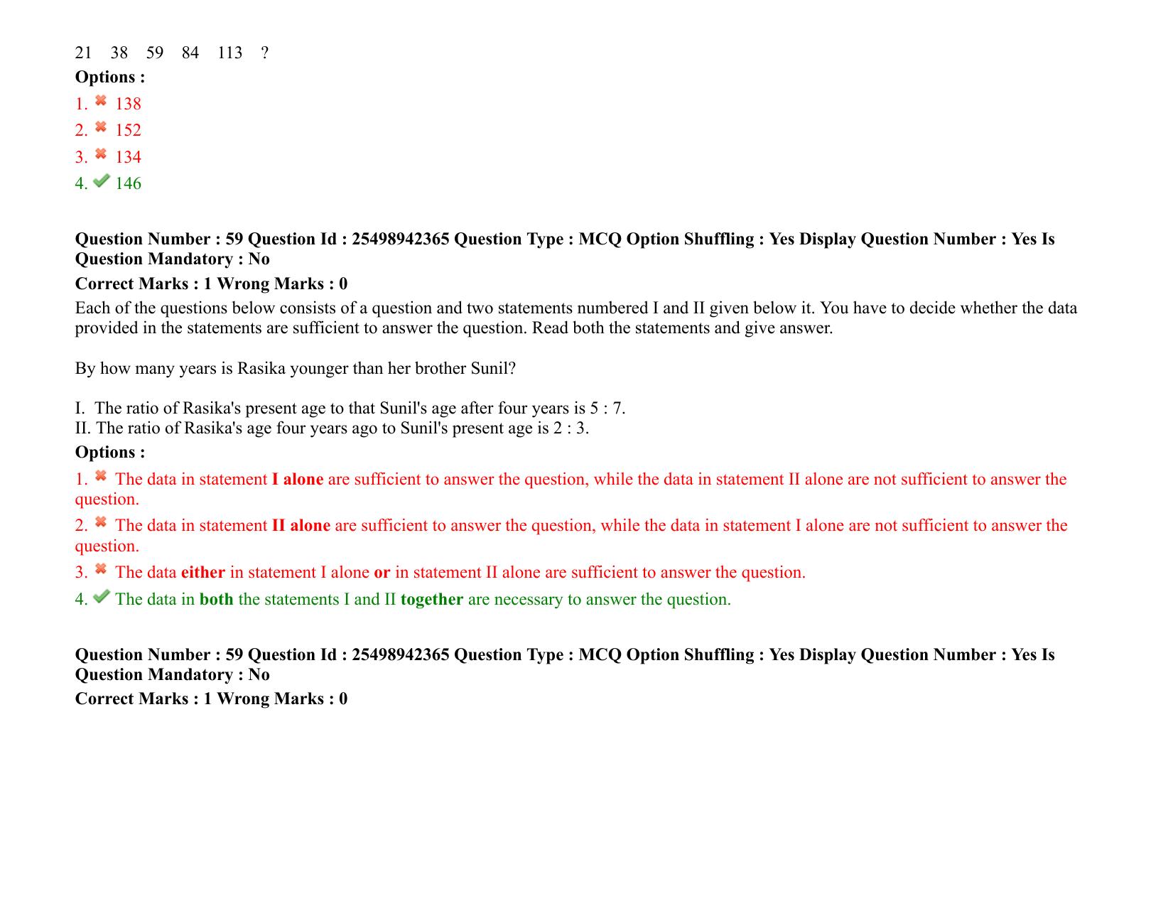 MP CPCT 26 December 2021 Question Paper Shift 2 - Page 43