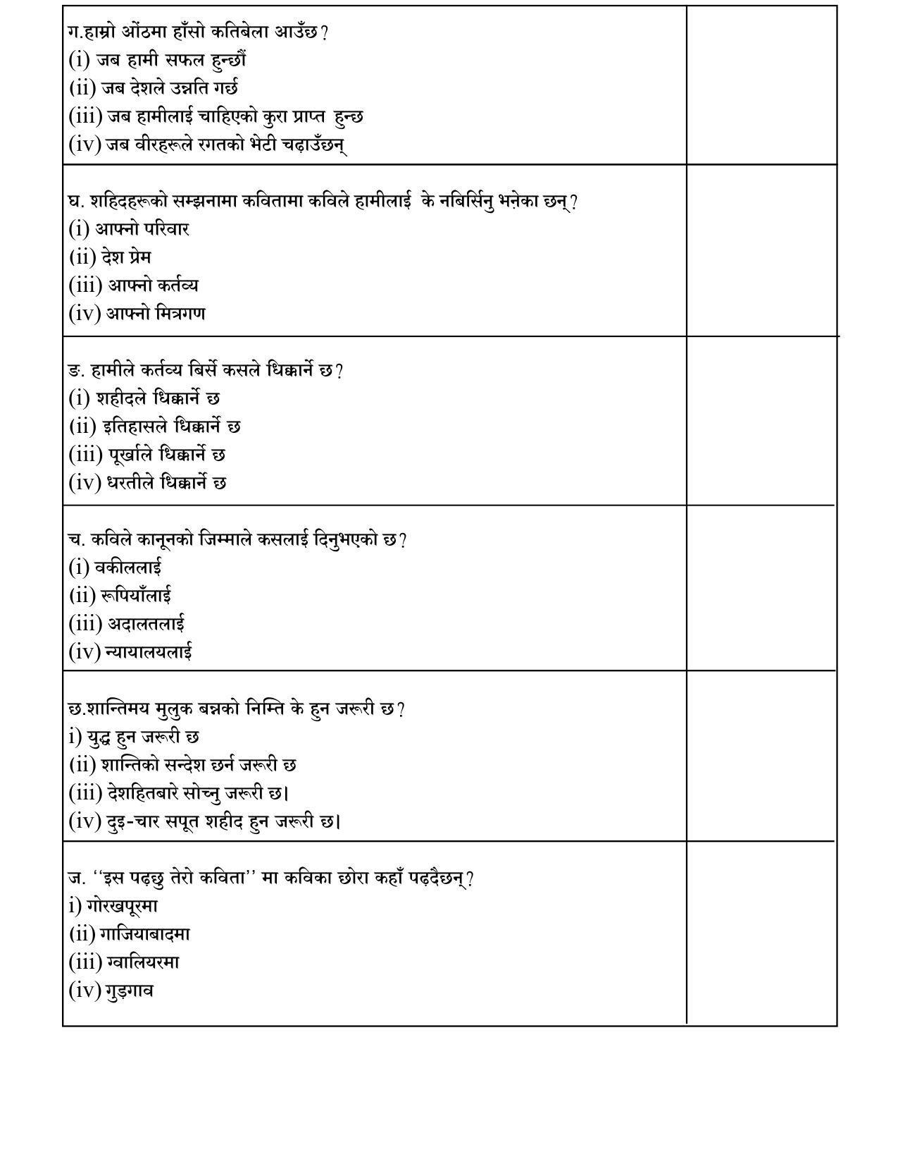 CBSE Class 10 Nepali Sample Paper 2021-22 - Page 11