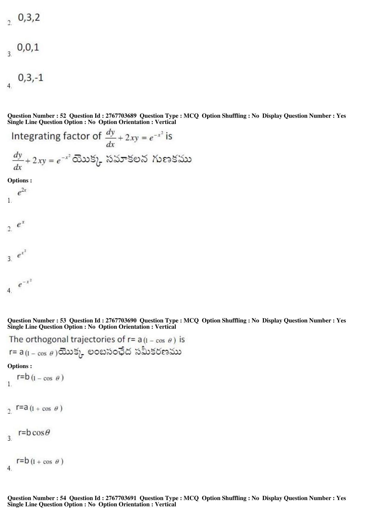AP EDCET 2019 Mathematics Question Paper - Page 23