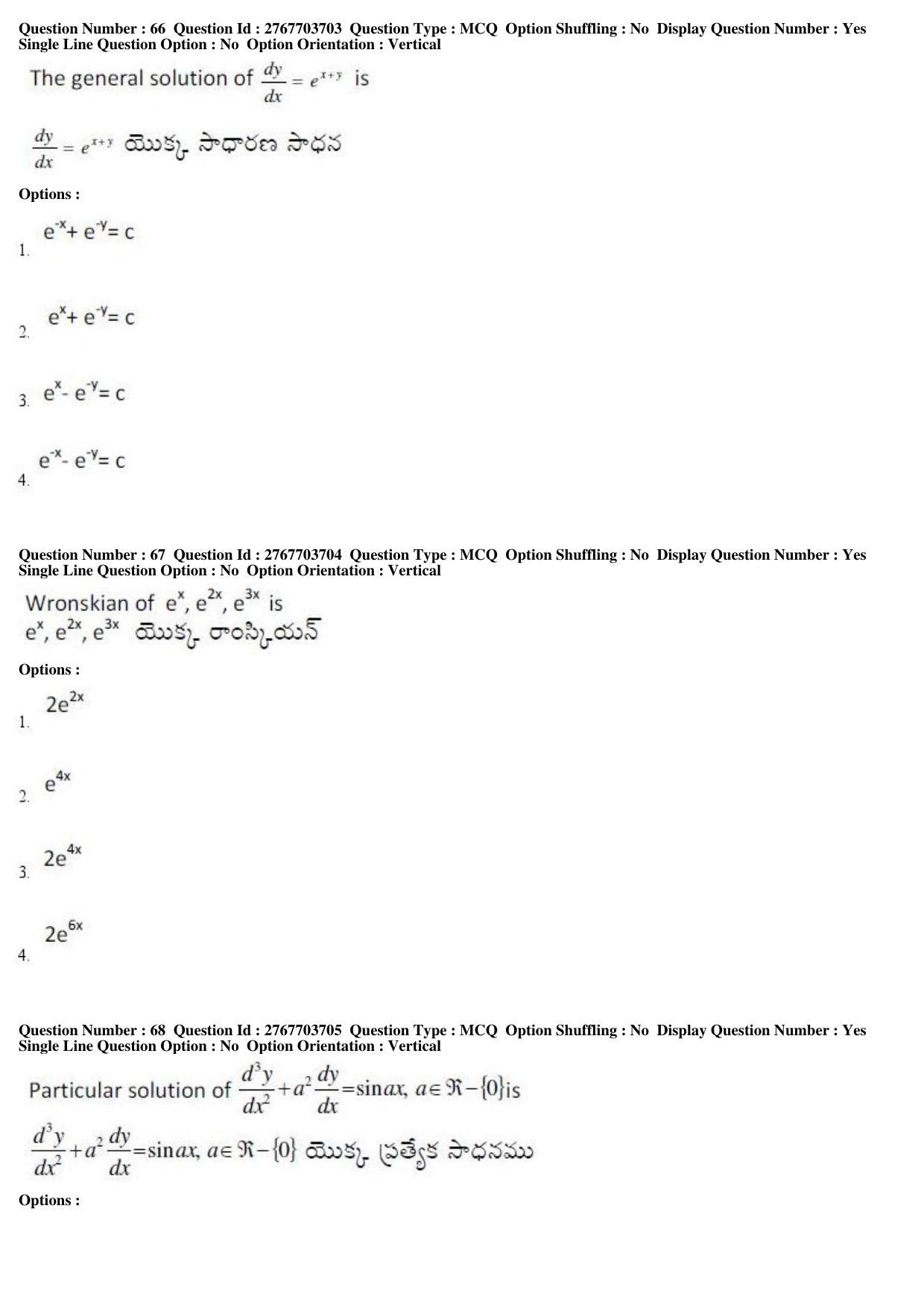 AP EDCET 2019 Mathematics Question Paper - Page 29