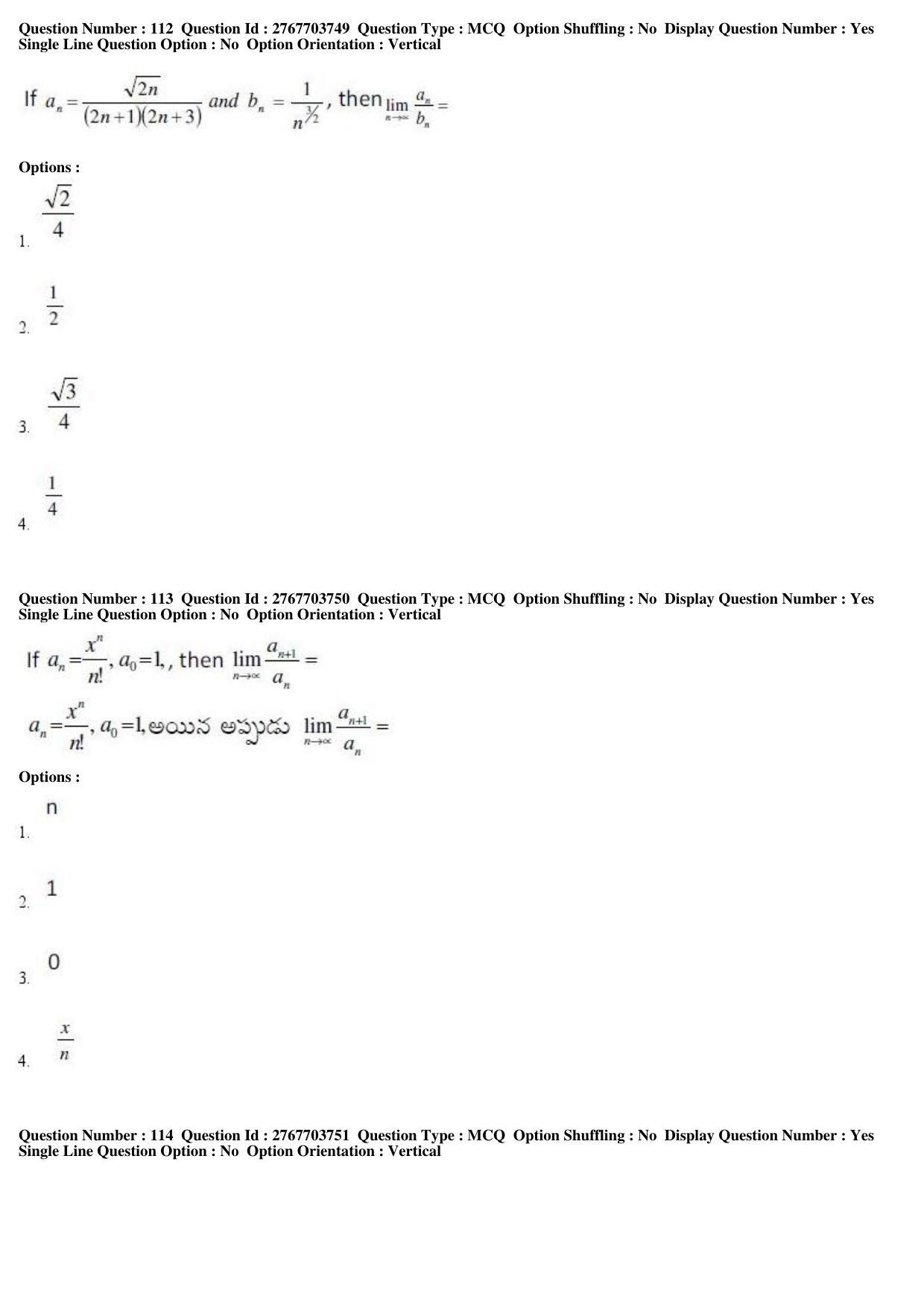 AP EDCET 2019 Mathematics Question Paper - Page 48