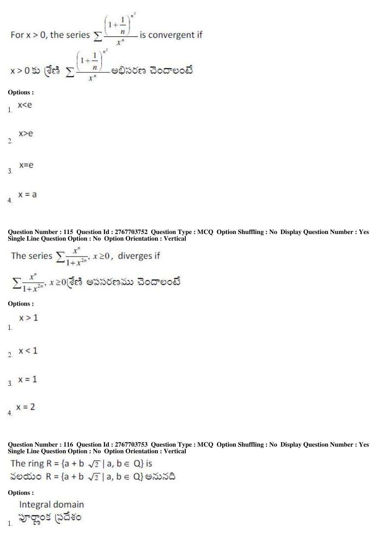 AP EDCET 2019 Mathematics Question Paper - Page 49