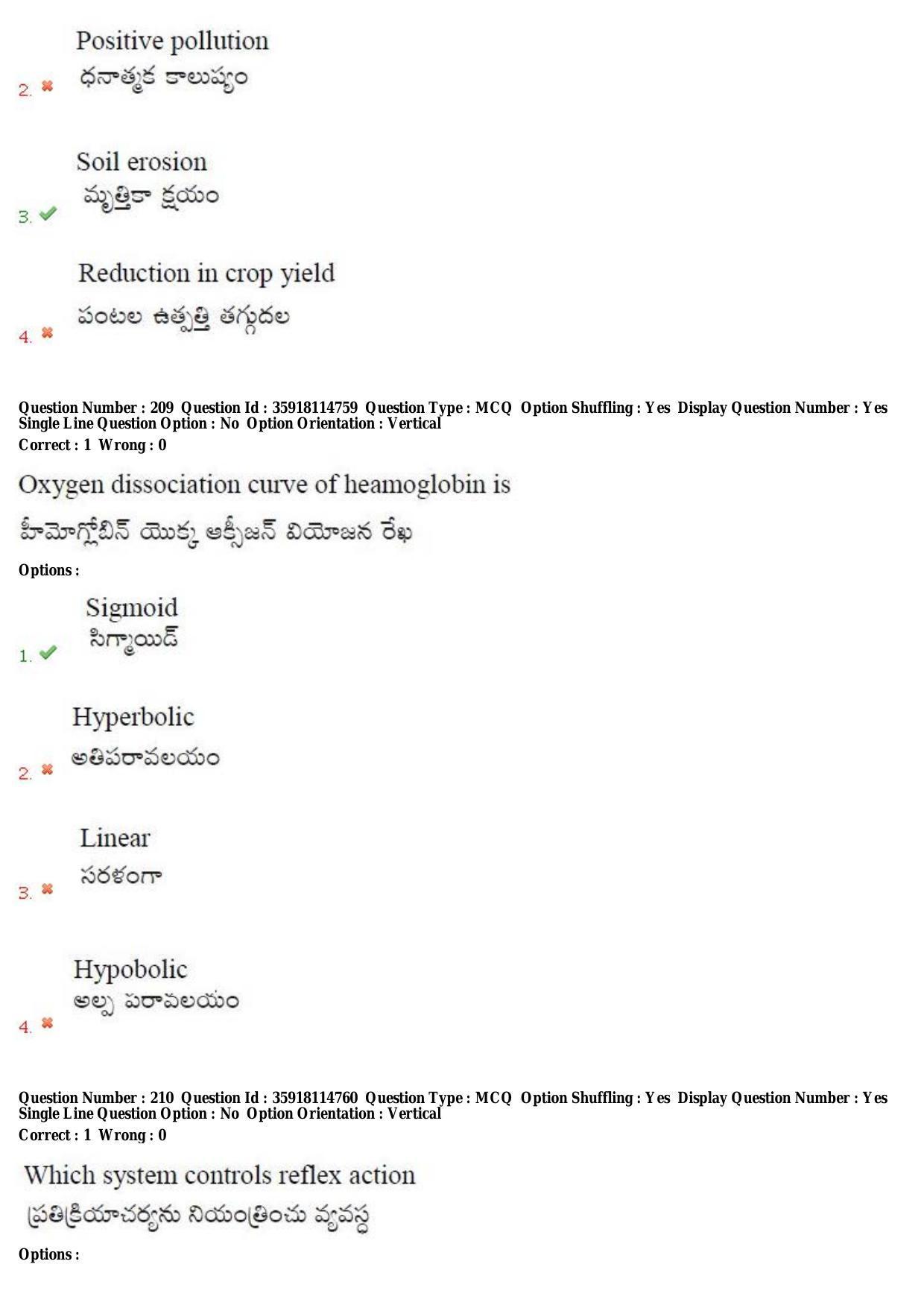 TS CPGET 2018 M.Sc. BCBTESFSGM (Shift 2) Question Paper with Answer Key - Page 124