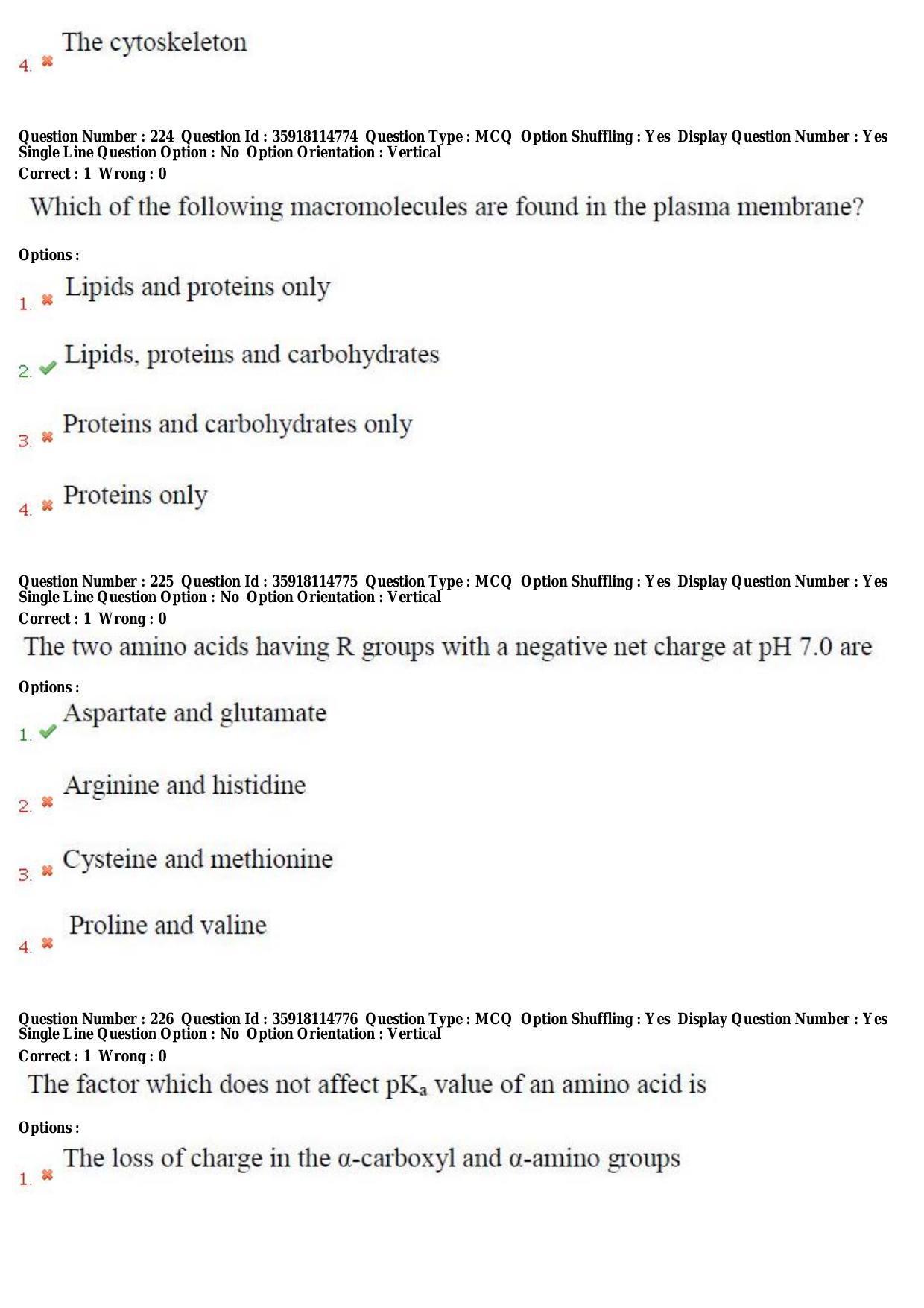 TS CPGET 2018 M.Sc. BCBTESFSGM (Shift 2) Question Paper with Answer Key - Page 132