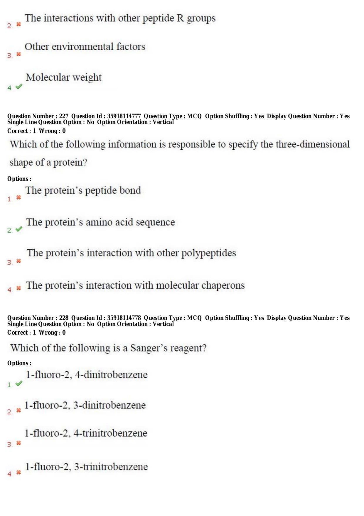 TS CPGET 2018 M.Sc. BCBTESFSGM (Shift 2) Question Paper with Answer Key - Page 133