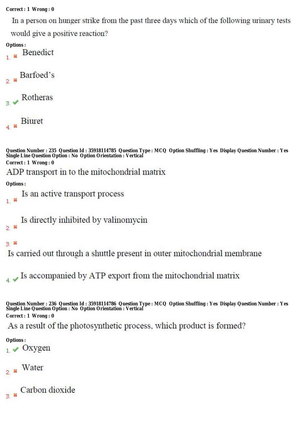 TS CPGET 2018 M.Sc. BCBTESFSGM (Shift 2) Question Paper with Answer Key - Page 136