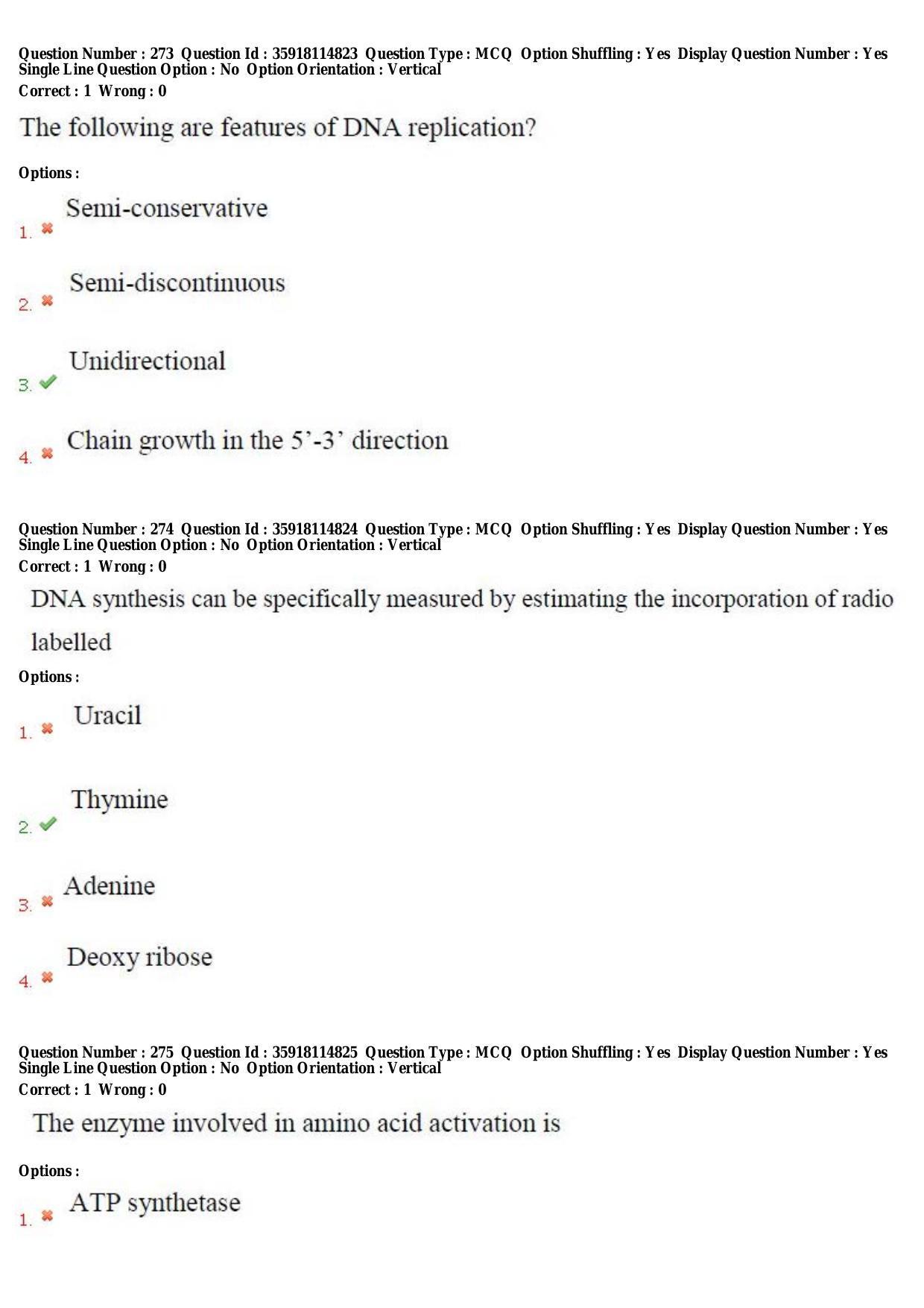 TS CPGET 2018 M.Sc. BCBTESFSGM (Shift 2) Question Paper with Answer Key - Page 151