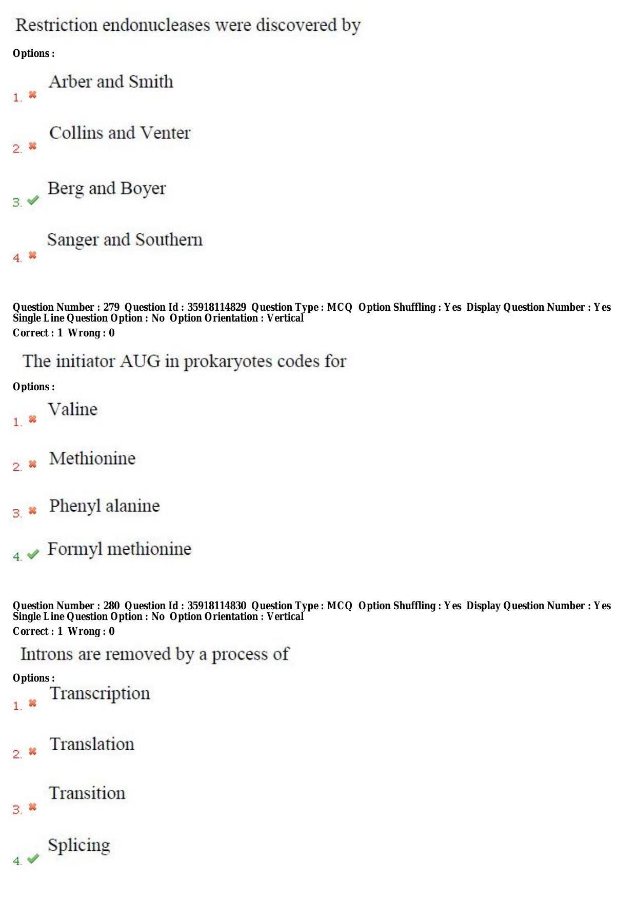 TS CPGET 2018 M.Sc. BCBTESFSGM (Shift 2) Question Paper with Answer Key - Page 153