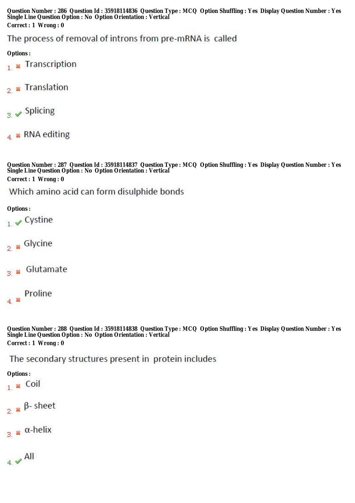 TS CPGET 2018 M.Sc. BCBTESFSGM (Shift 2) Question Paper with Answer Key - Page 156