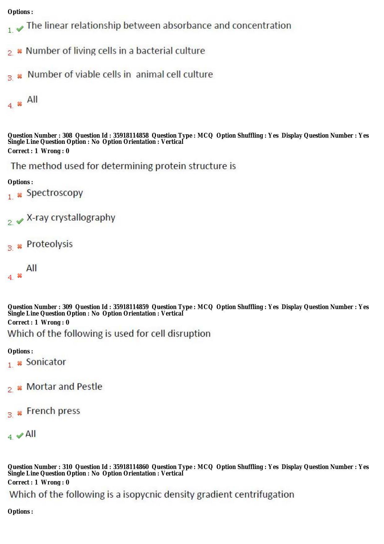 TS CPGET 2018 M.Sc. BCBTESFSGM (Shift 2) Question Paper with Answer Key - Page 163
