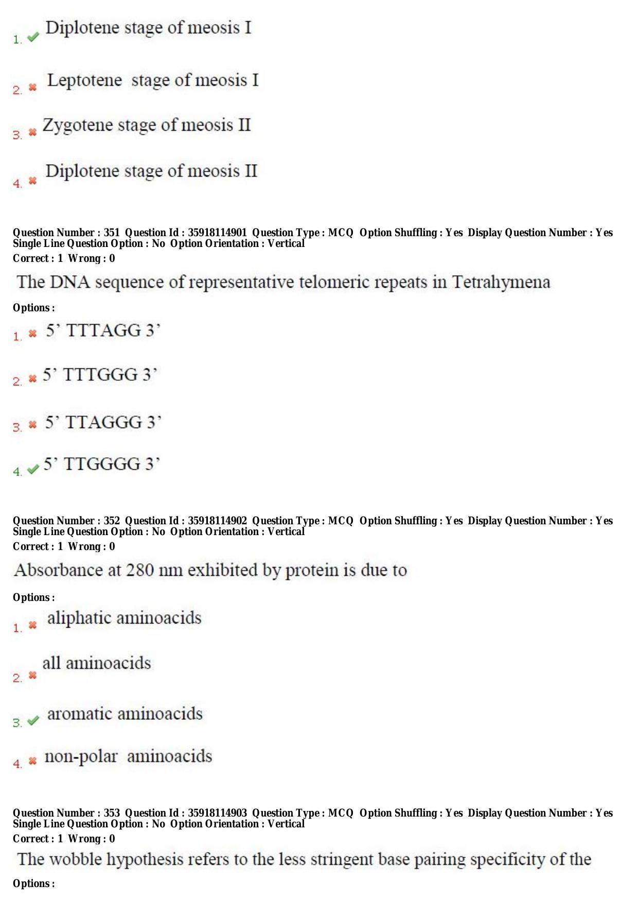 TS CPGET 2018 M.Sc. BCBTESFSGM (Shift 2) Question Paper with Answer Key - Page 178