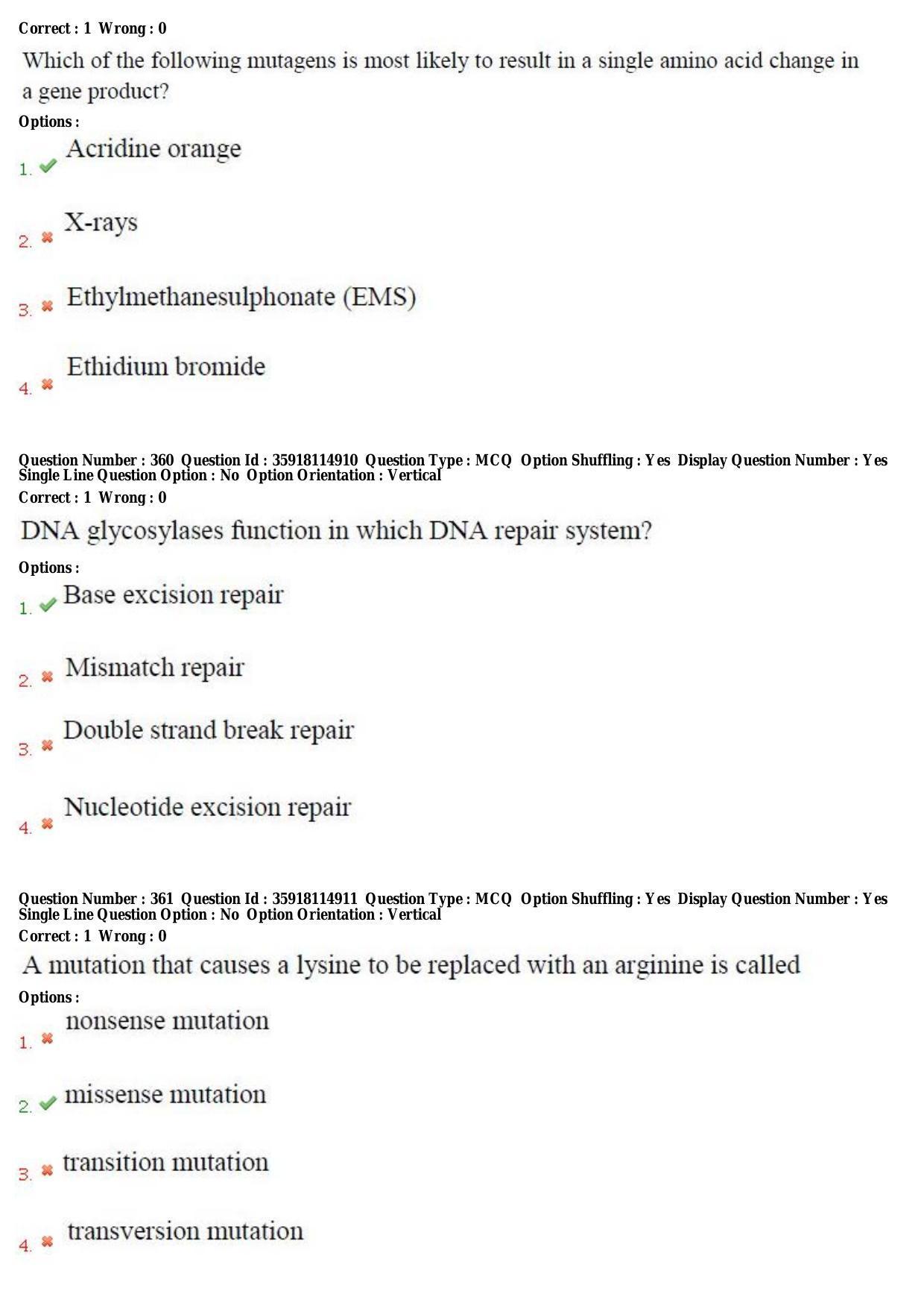 TS CPGET 2018 M.Sc. BCBTESFSGM (Shift 2) Question Paper with Answer Key - Page 181