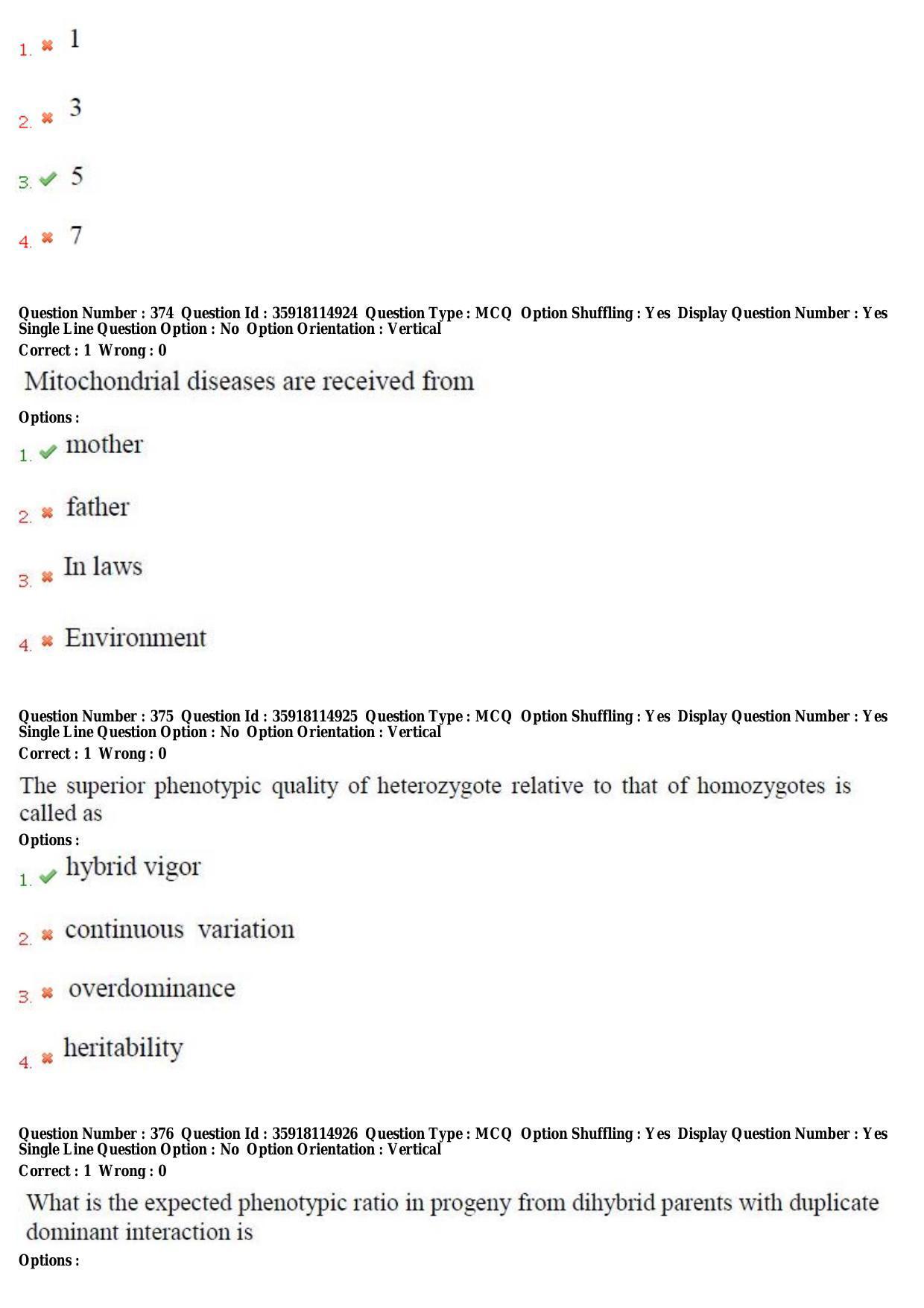 TS CPGET 2018 M.Sc. BCBTESFSGM (Shift 2) Question Paper with Answer Key - Page 186