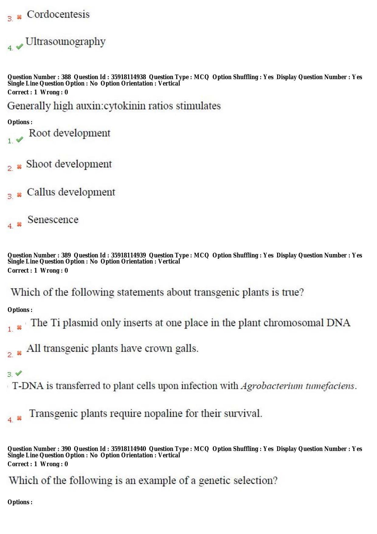 TS CPGET 2018 M.Sc. BCBTESFSGM (Shift 2) Question Paper with Answer Key - Page 191