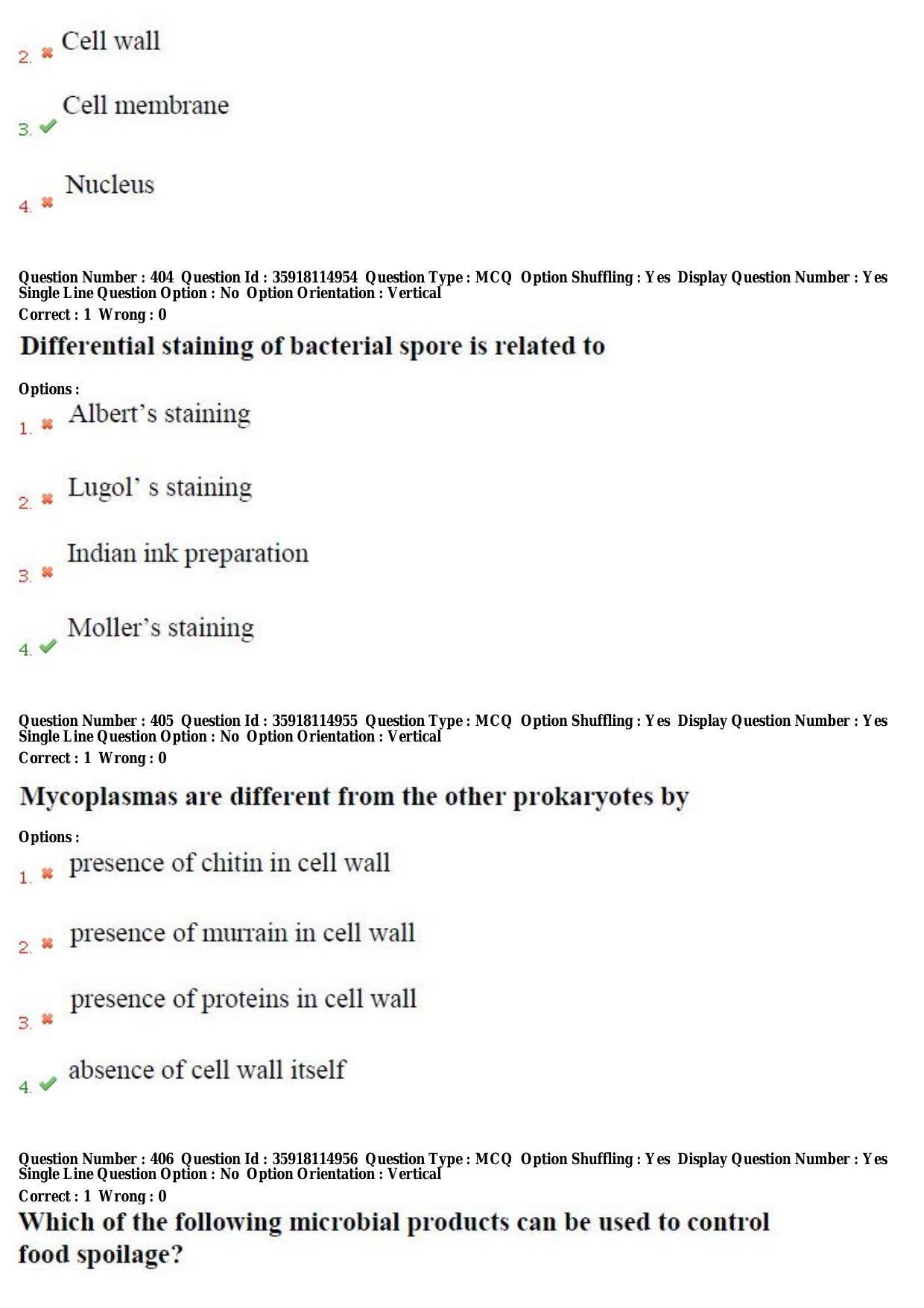 TS CPGET 2018 M.Sc. BCBTESFSGM (Shift 2) Question Paper with Answer Key - Page 197