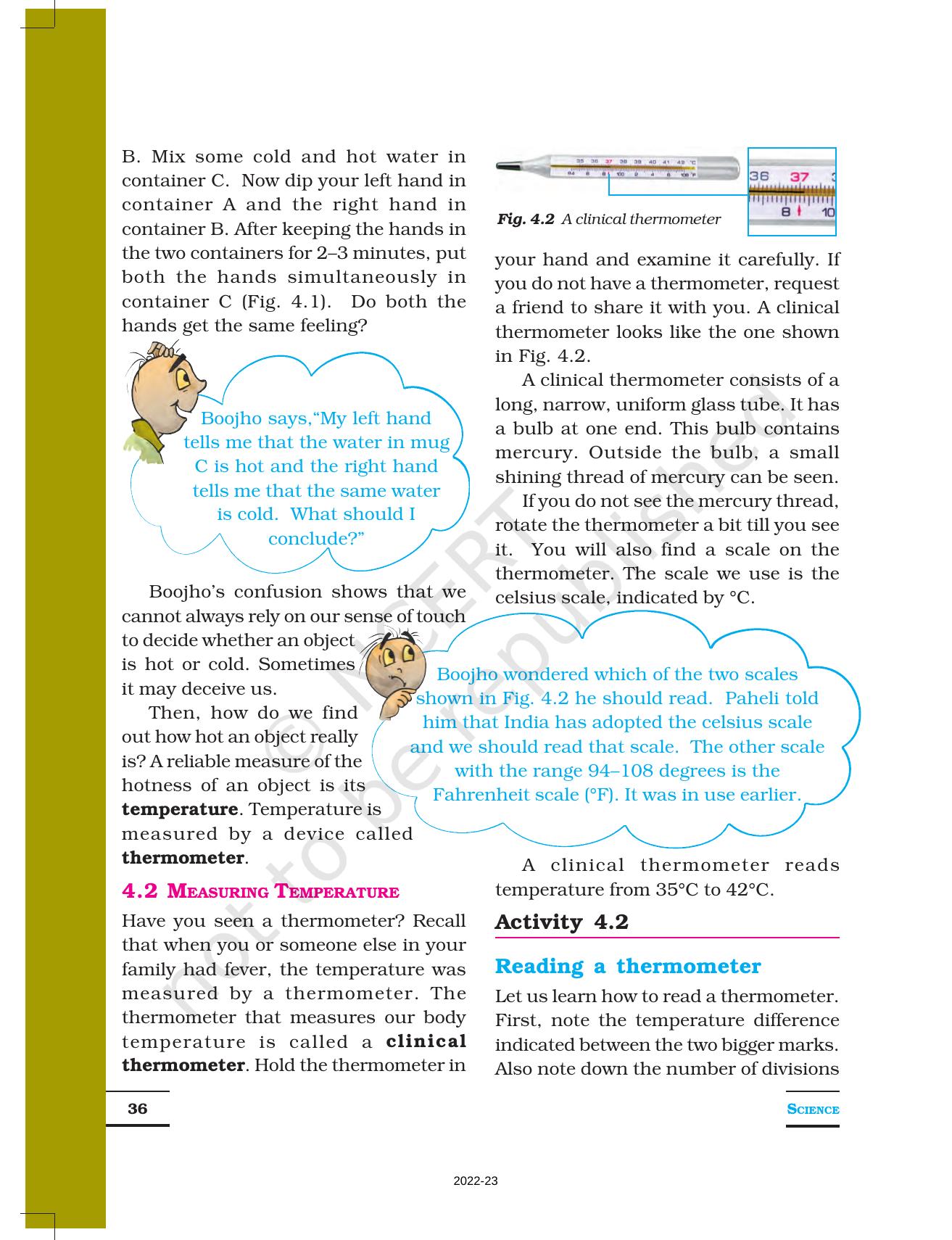 NCERT Book for Class 7 Science: Chapter 4-Heat - Page 2