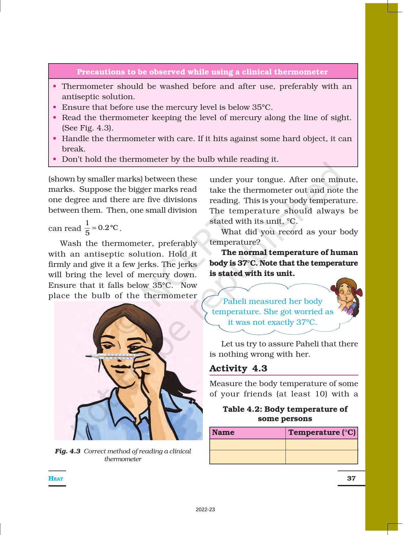 NCERT Book for Class 7 Science: Chapter 4-Heat - Page 3