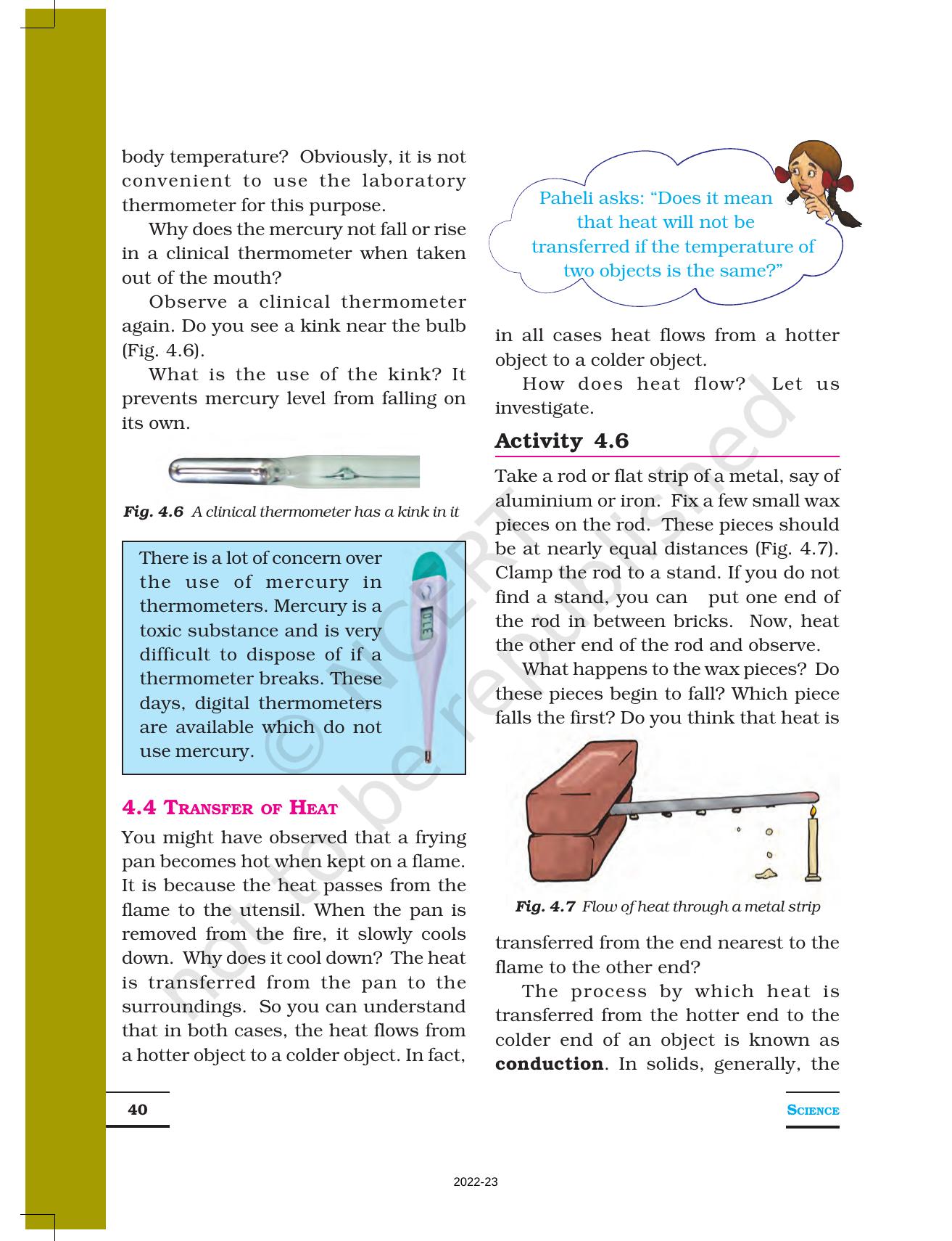 NCERT Book for Class 7 Science: Chapter 4-Heat - Page 6