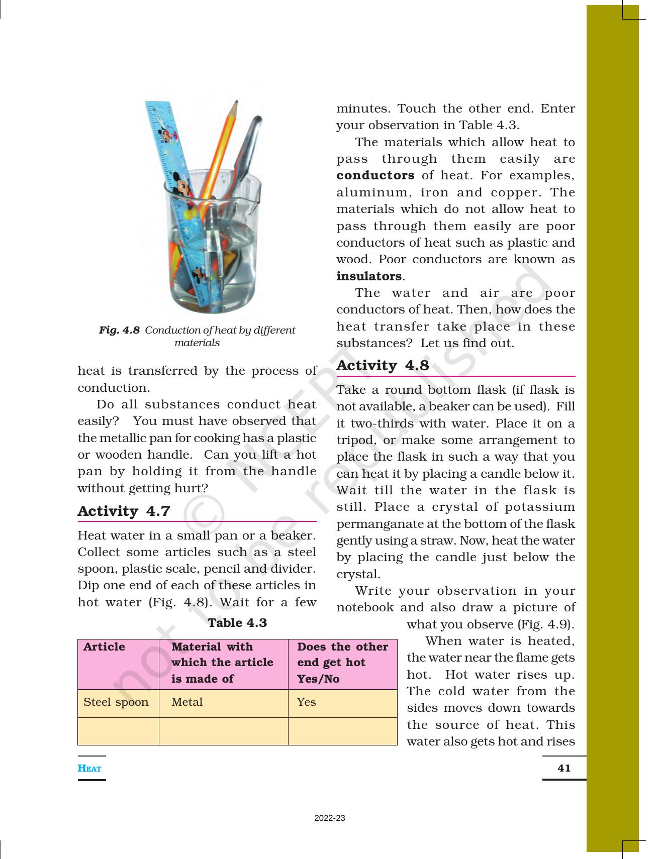 NCERT Book for Class 7 Science: Chapter 4-Heat - Page 7