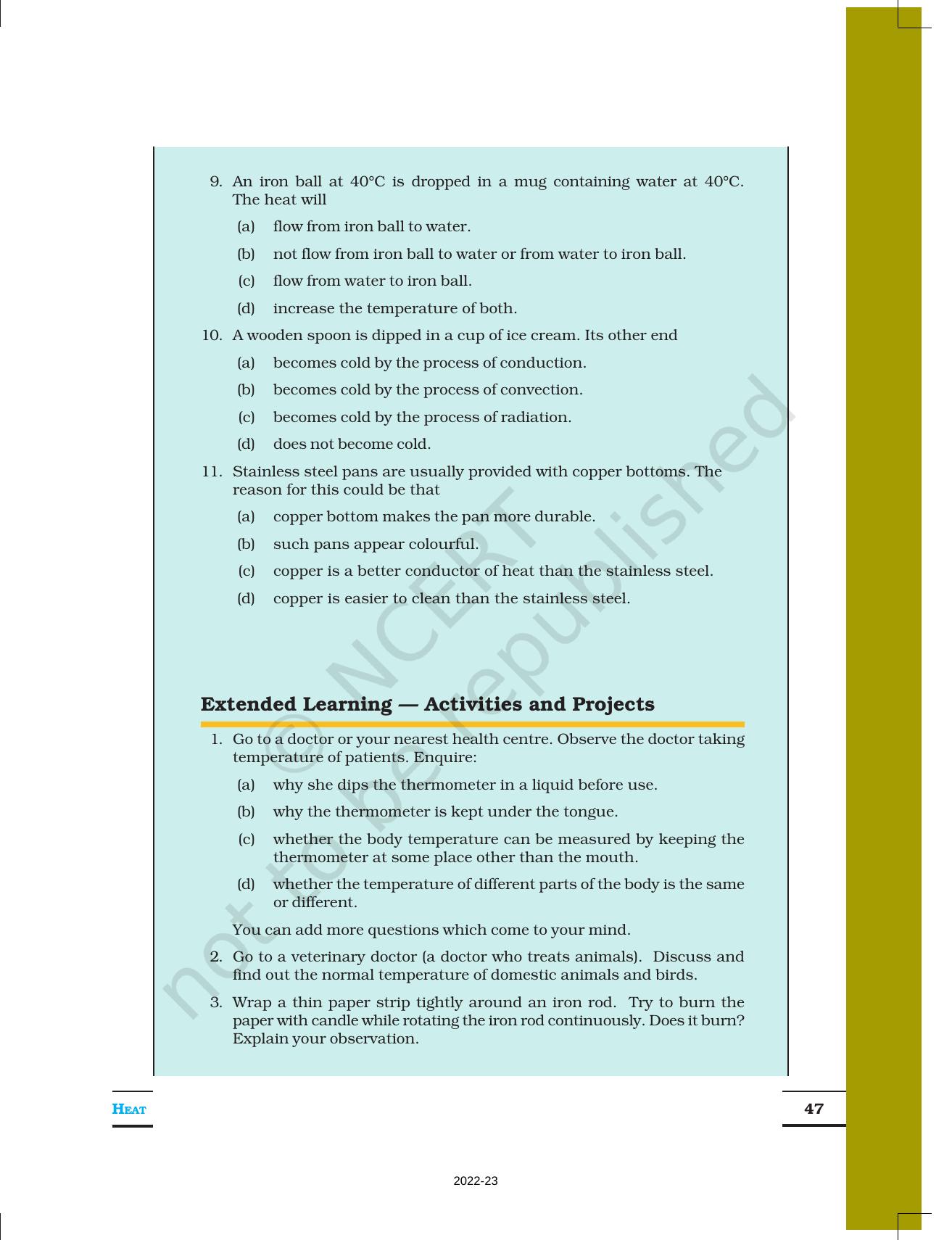 NCERT Book for Class 7 Science: Chapter 4-Heat - Page 13