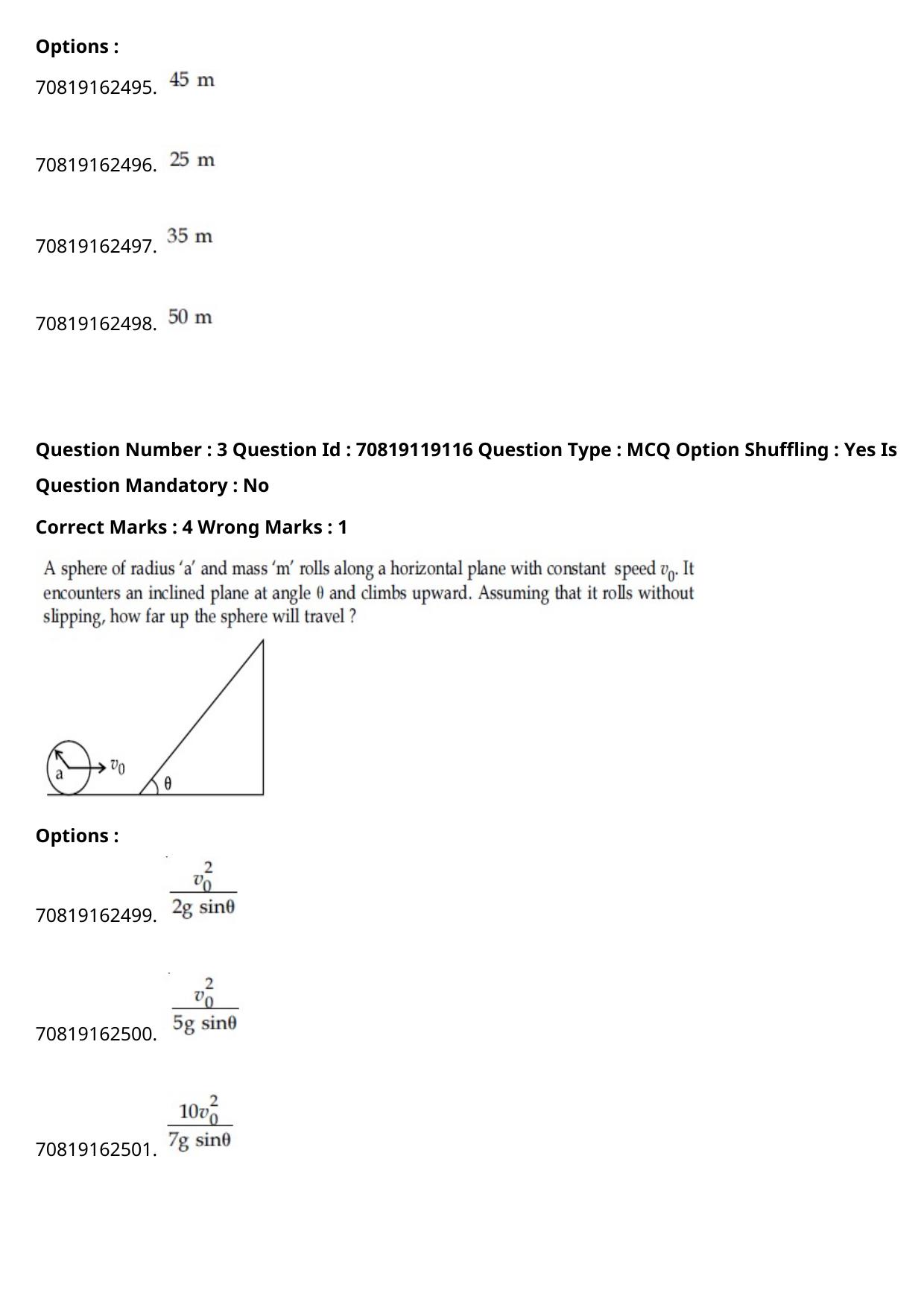 JEE Mains 2021: BTech Gujarati (Shift 2) 25-02-2021 Question Paper - Page 4
