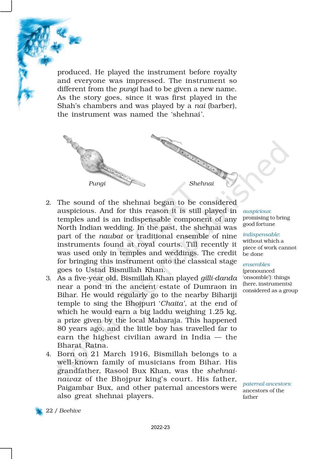 NCERT Book for Class 9 English Chapter 2 The Sound of Music - Page 6