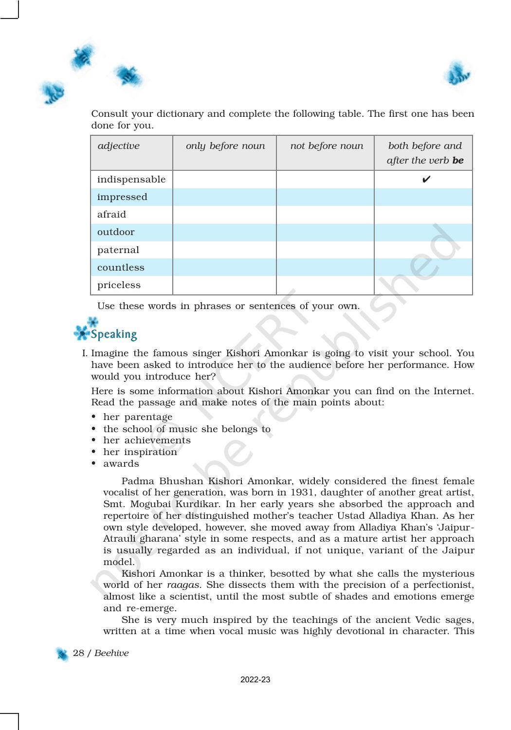NCERT Book for Class 9 English Chapter 2 The Sound of Music - Page 12