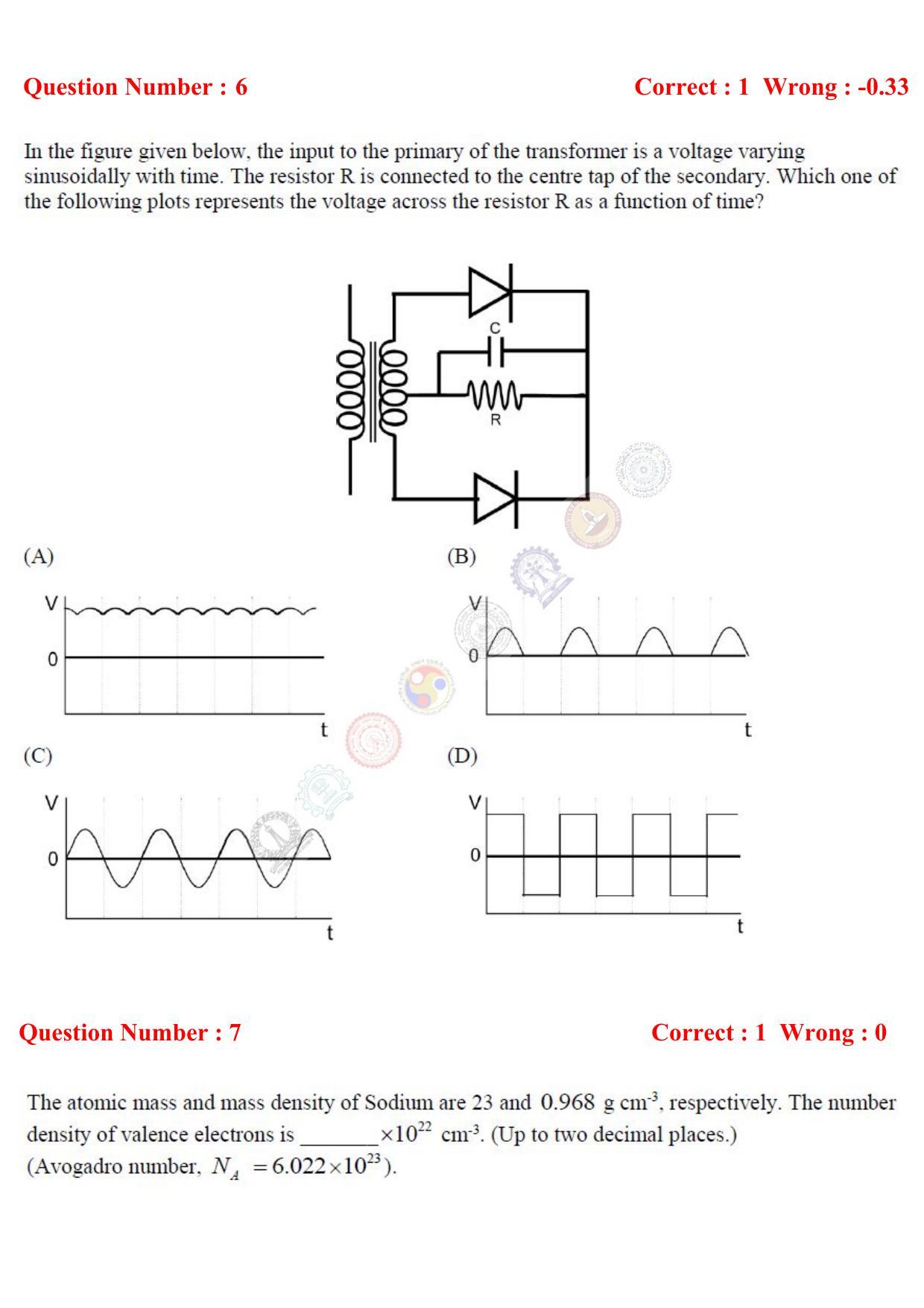 GATE 2017 Physics (PH) Question Paper with Answer Key - Page 3