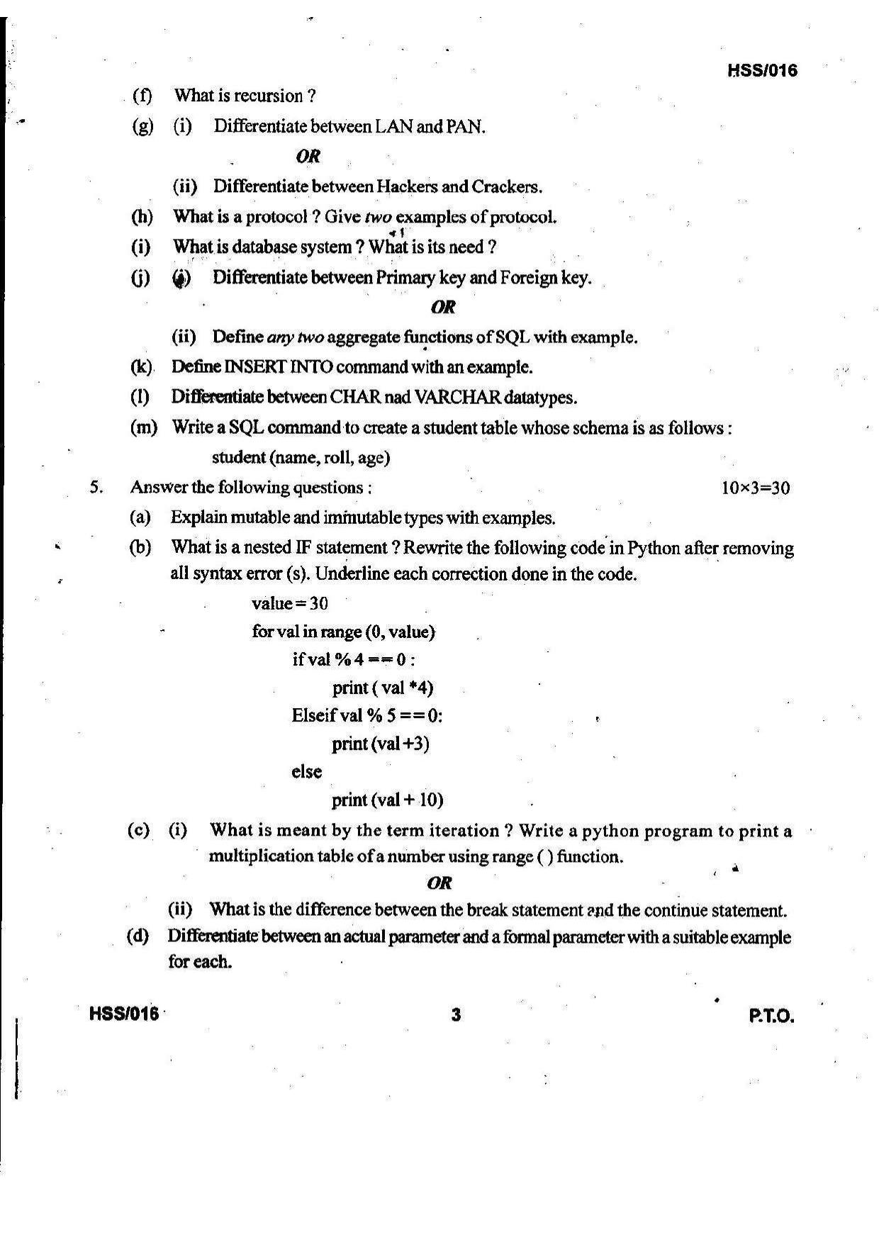 MBSE HSSLC 2022 Science Question Paper - Page 11