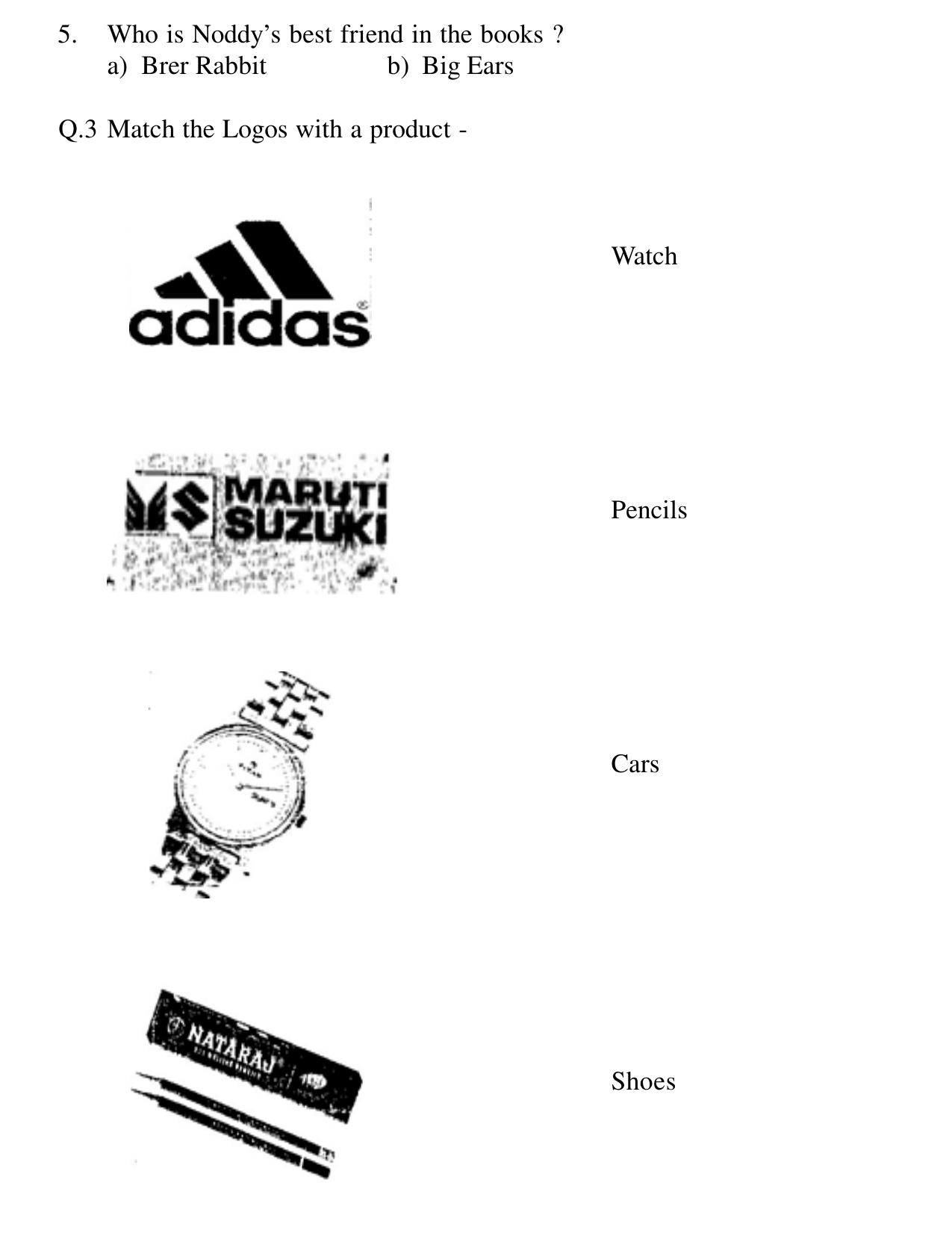 Worksheet for Class 3 GK Assignment 2 - Page 2