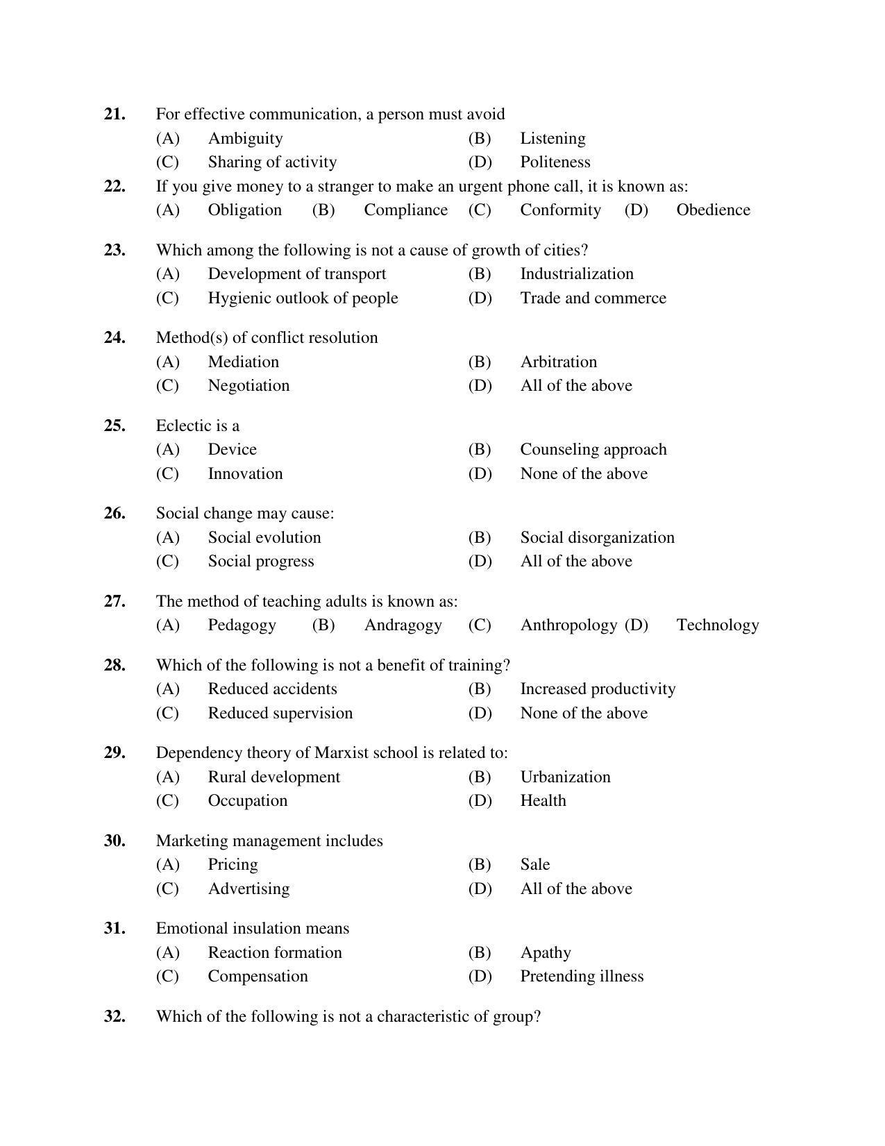 PU MPET Business Management & Commerce 2019 Question Papers - Page 10