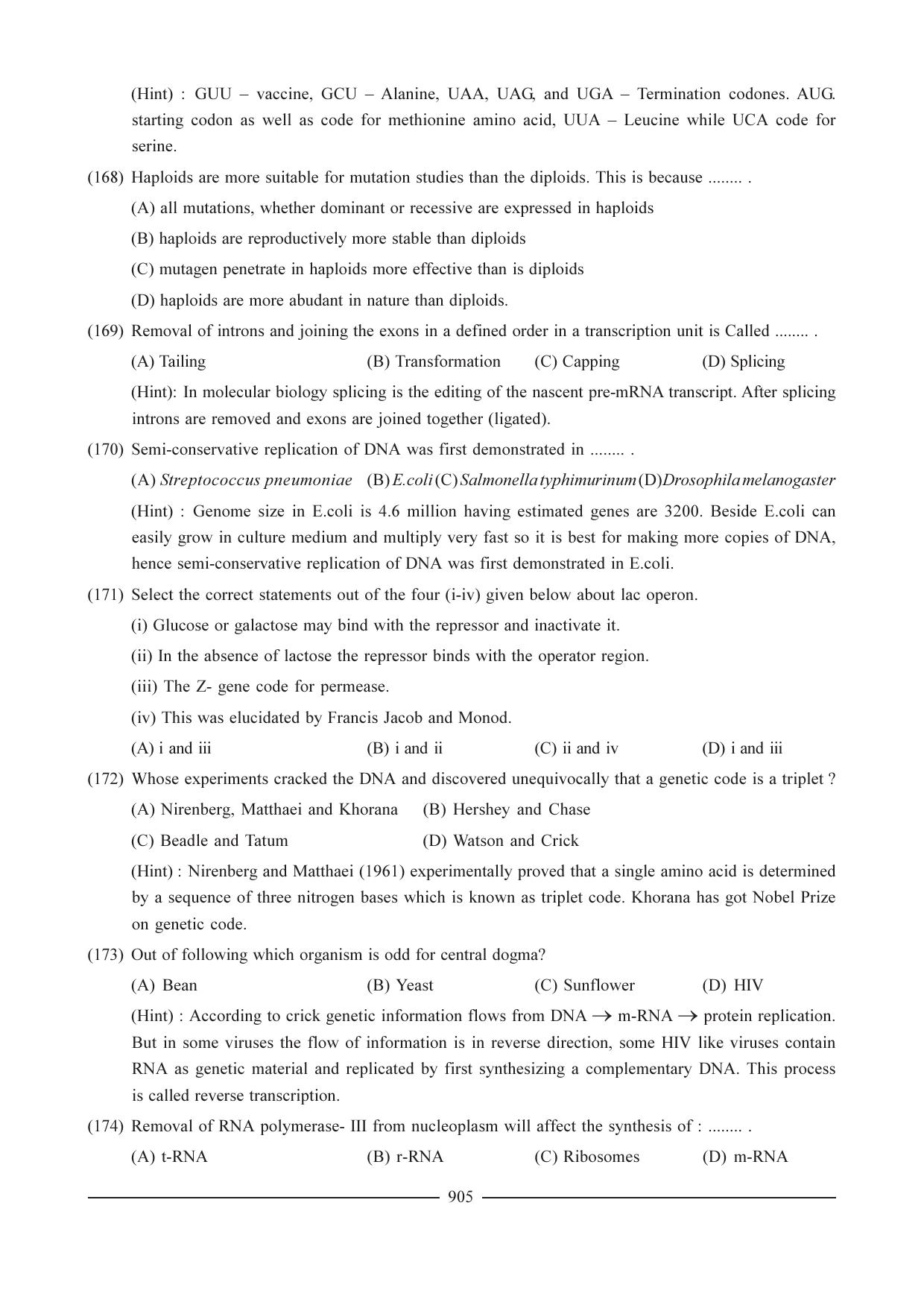 GSEB HSC Biology Question Paper (English Medium)- Chapter 39 - Page 33