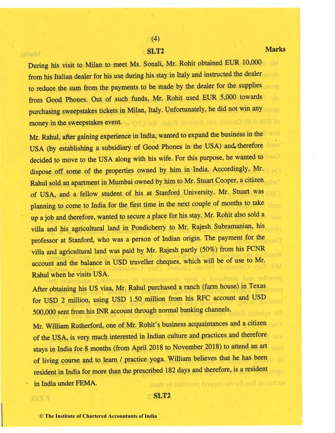 CA Final May 2019 Question Paper - Paper 6D – Economic Laws - Page 4