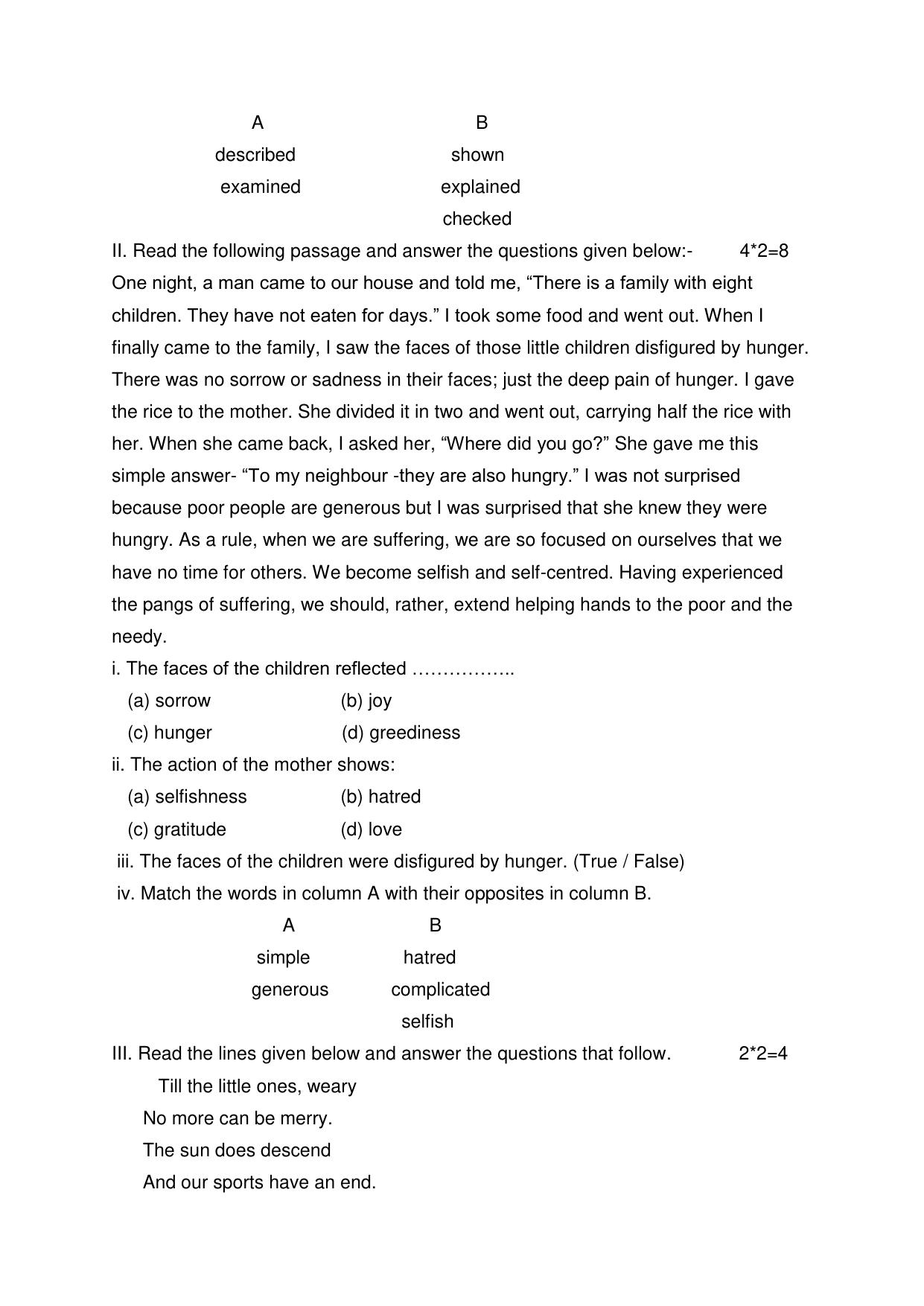 PSEB Class 12 General English (For DA Students) Model Papers 2025 - Page 2
