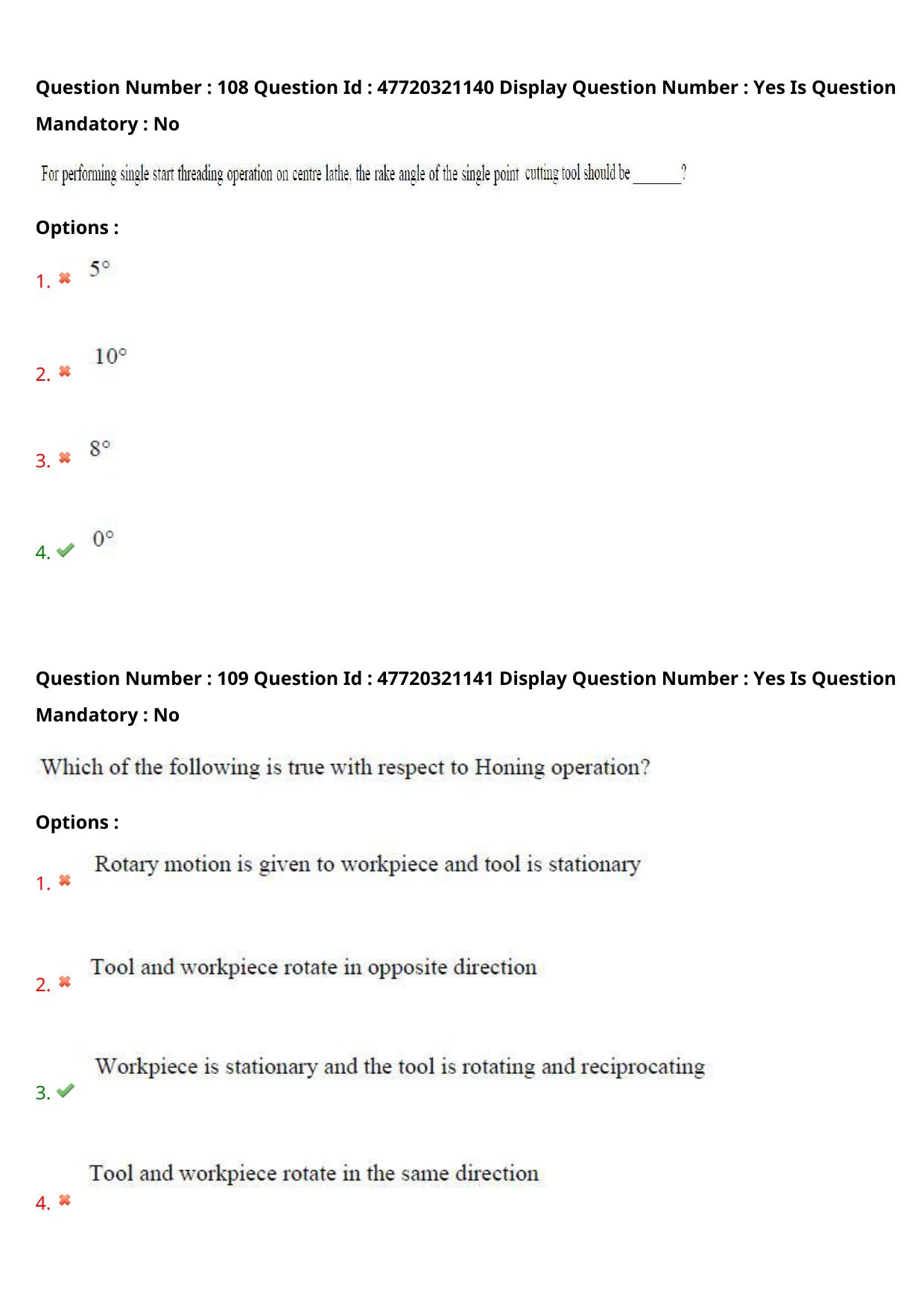AP ECET 2021 - Mechanical Engineering Question Paper With Preliminary Keys (2) - Page 58