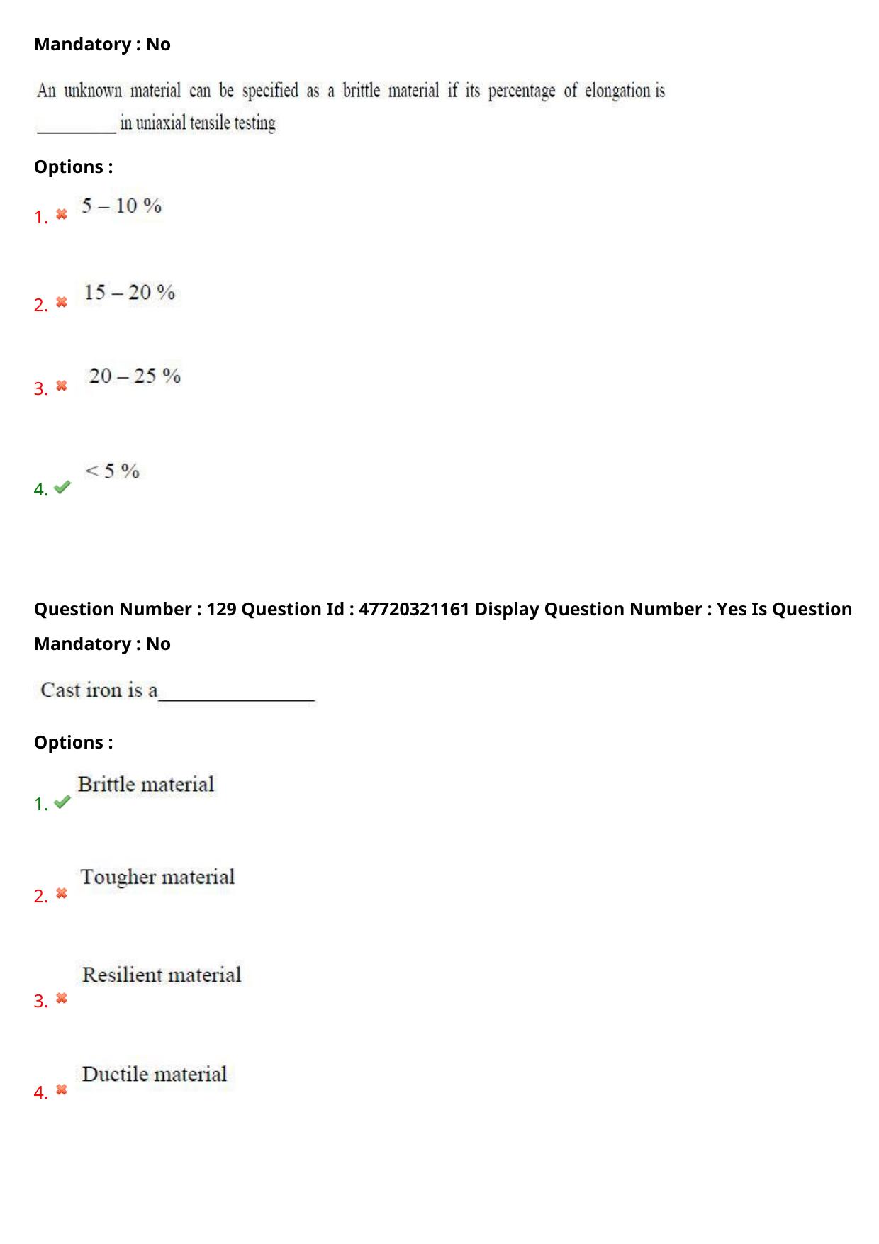 AP ECET 2021 - Mechanical Engineering Question Paper With Preliminary Keys (2) - Page 68