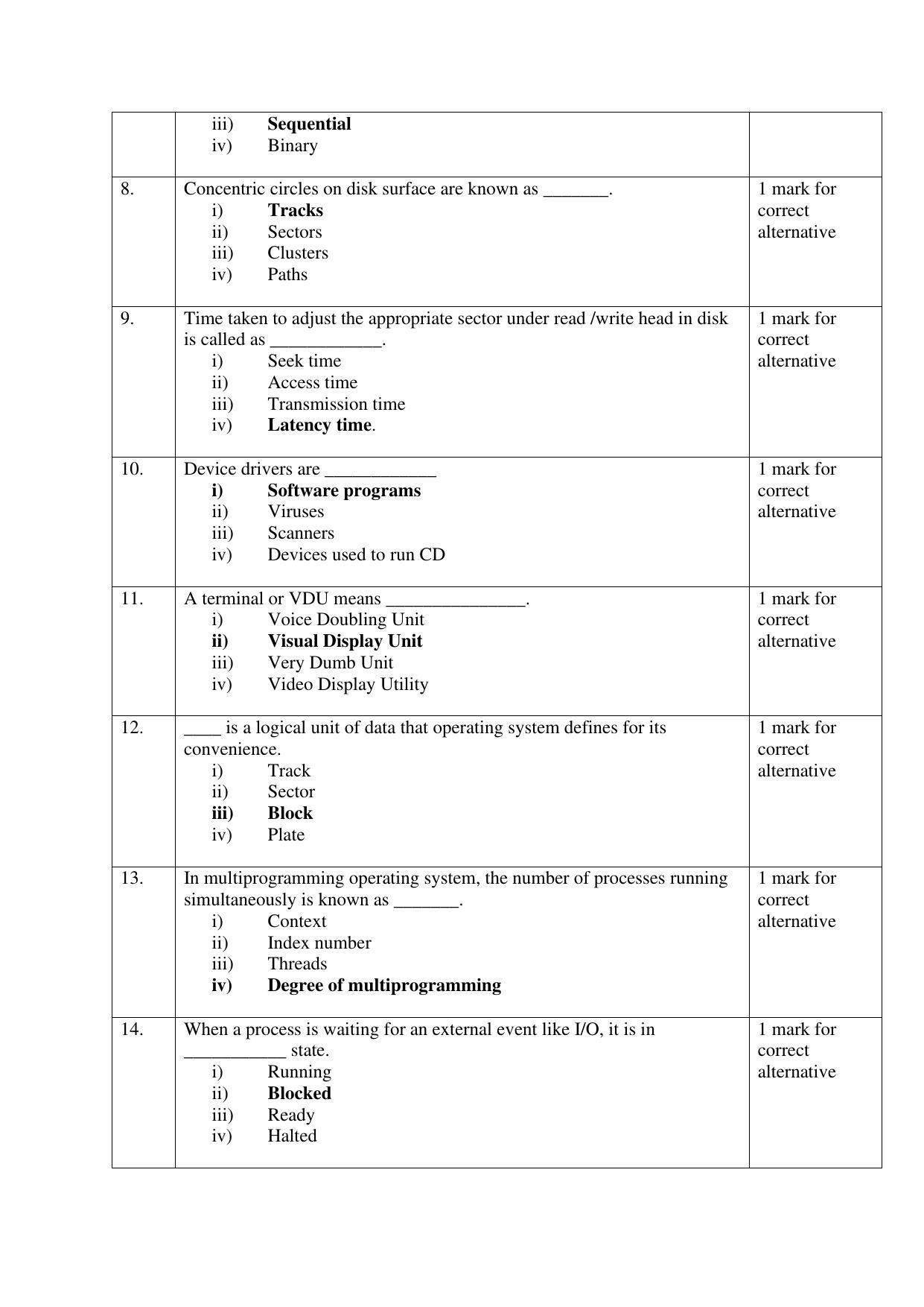 Maharashtra Board Class 12 Computer Science I Sample Papers - Page 3