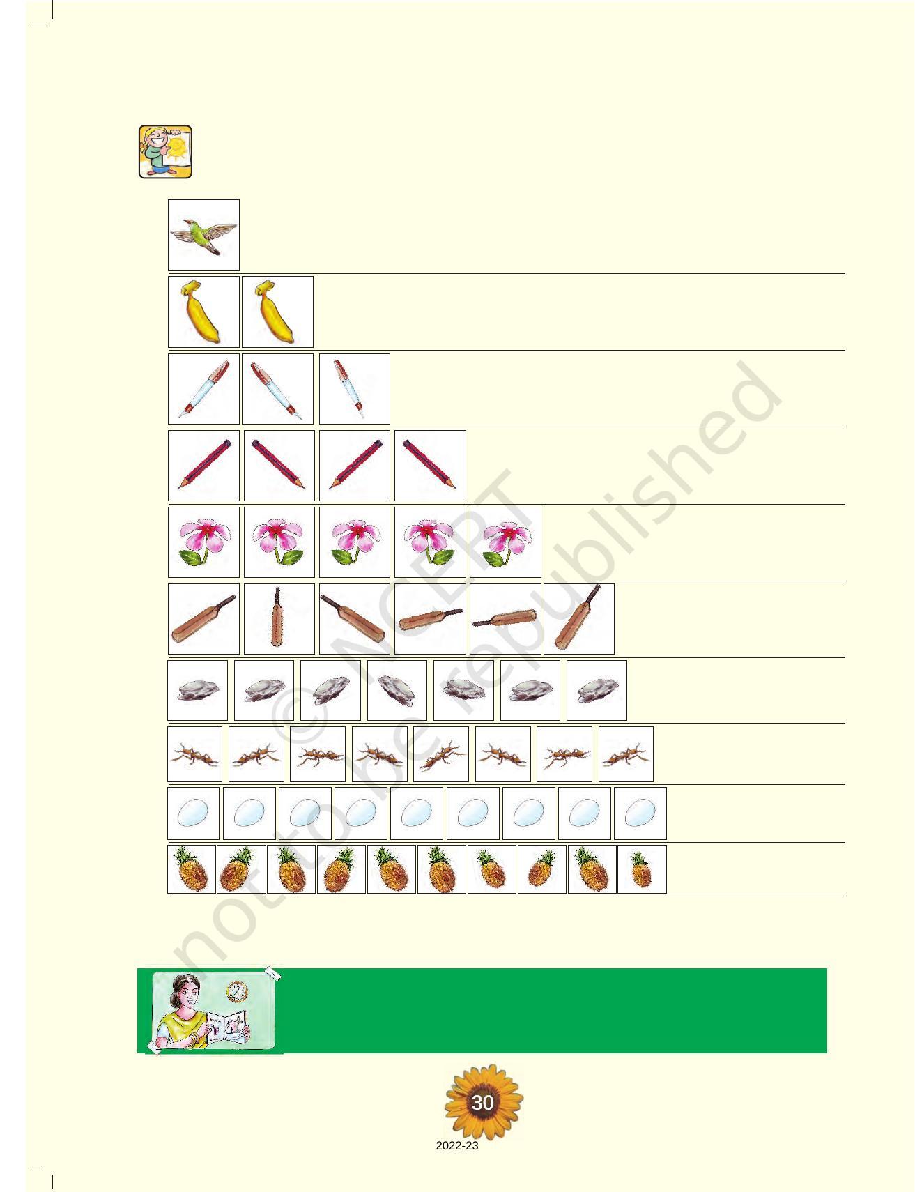 NCERT Book for Class 1 English (Raindrop):Unit 10-Fun with Numbers - Page 2