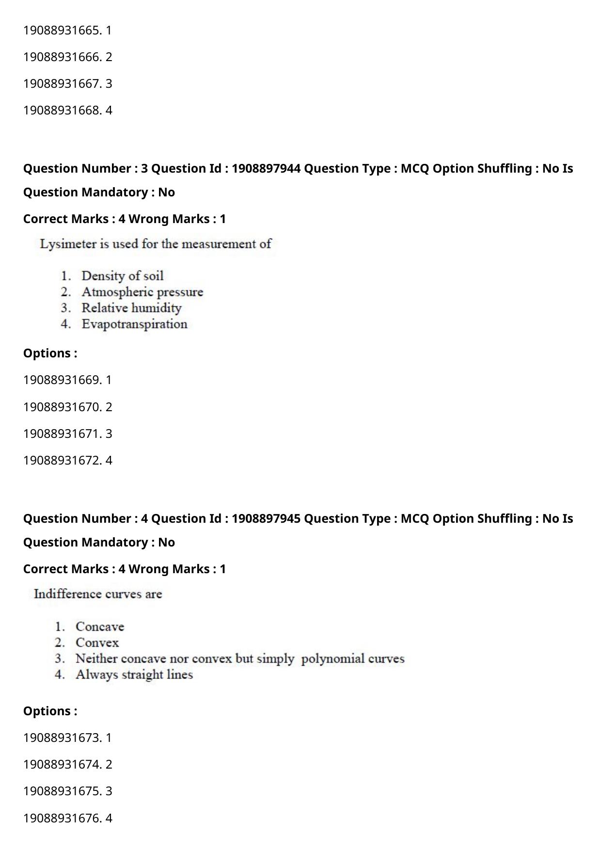ICAR AIEEA PG 2021 STATISTICAL SCIENCE Question Paper - Page 3