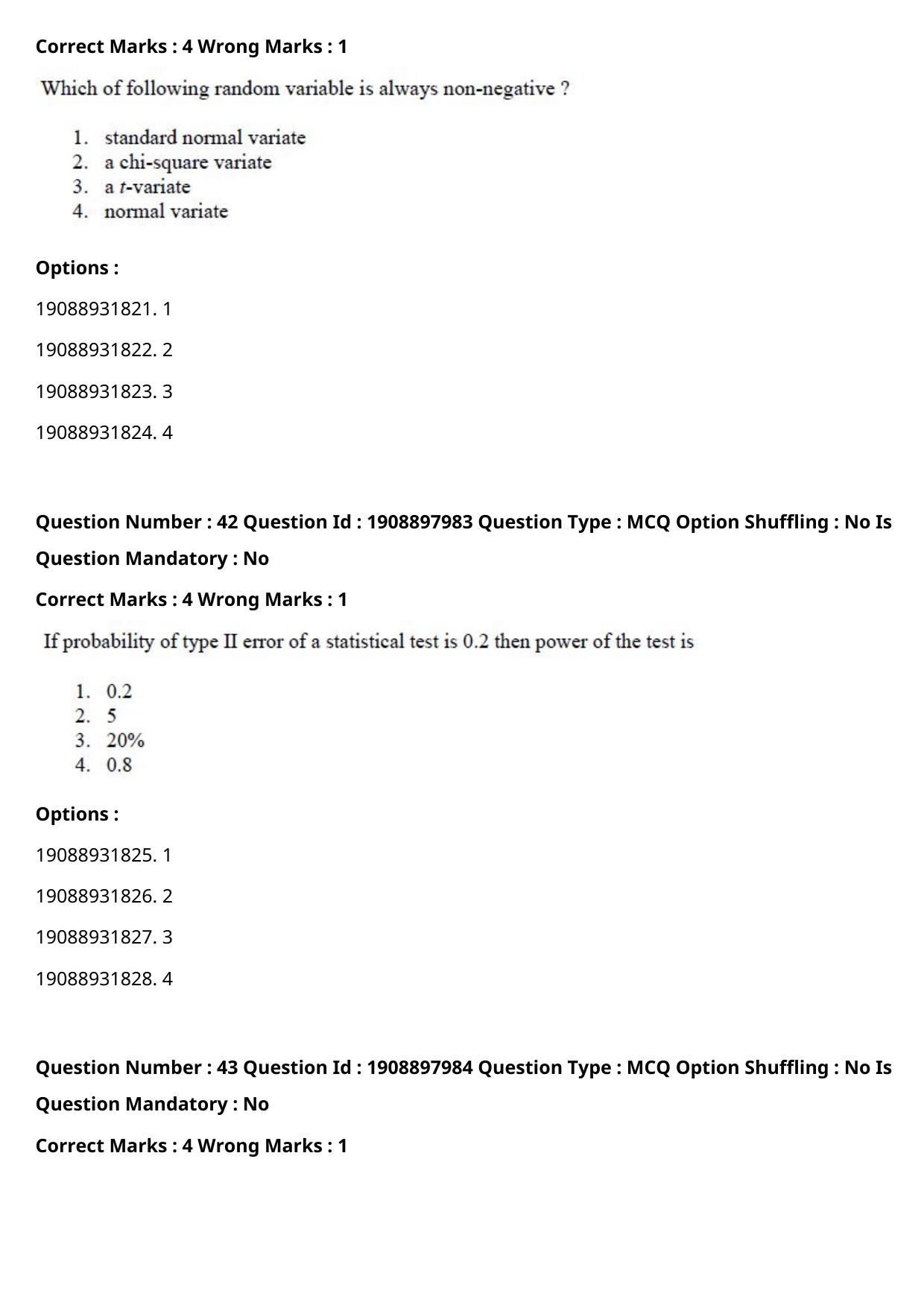 ICAR AIEEA PG 2021 STATISTICAL SCIENCE Question Paper - Page 22