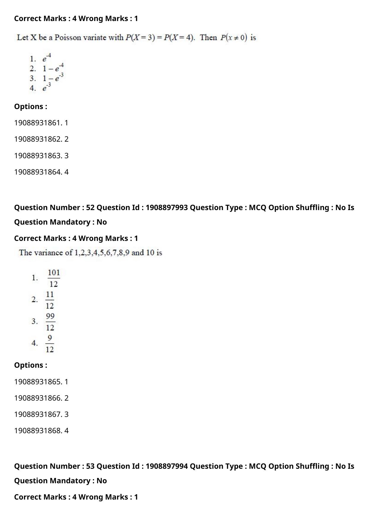 ICAR AIEEA PG 2021 STATISTICAL SCIENCE Question Paper - Page 27
