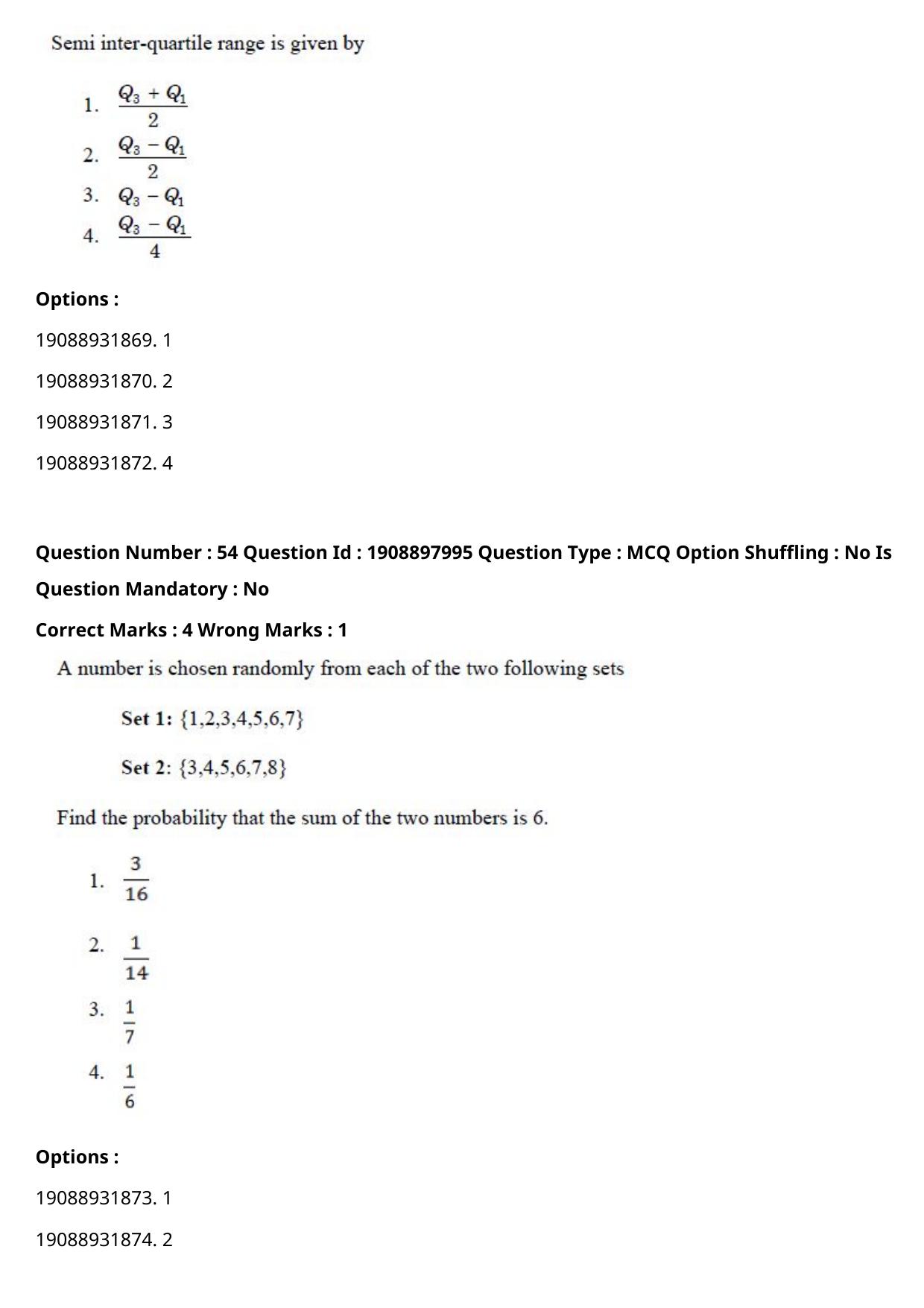 ICAR AIEEA PG 2021 STATISTICAL SCIENCE Question Paper - Page 28