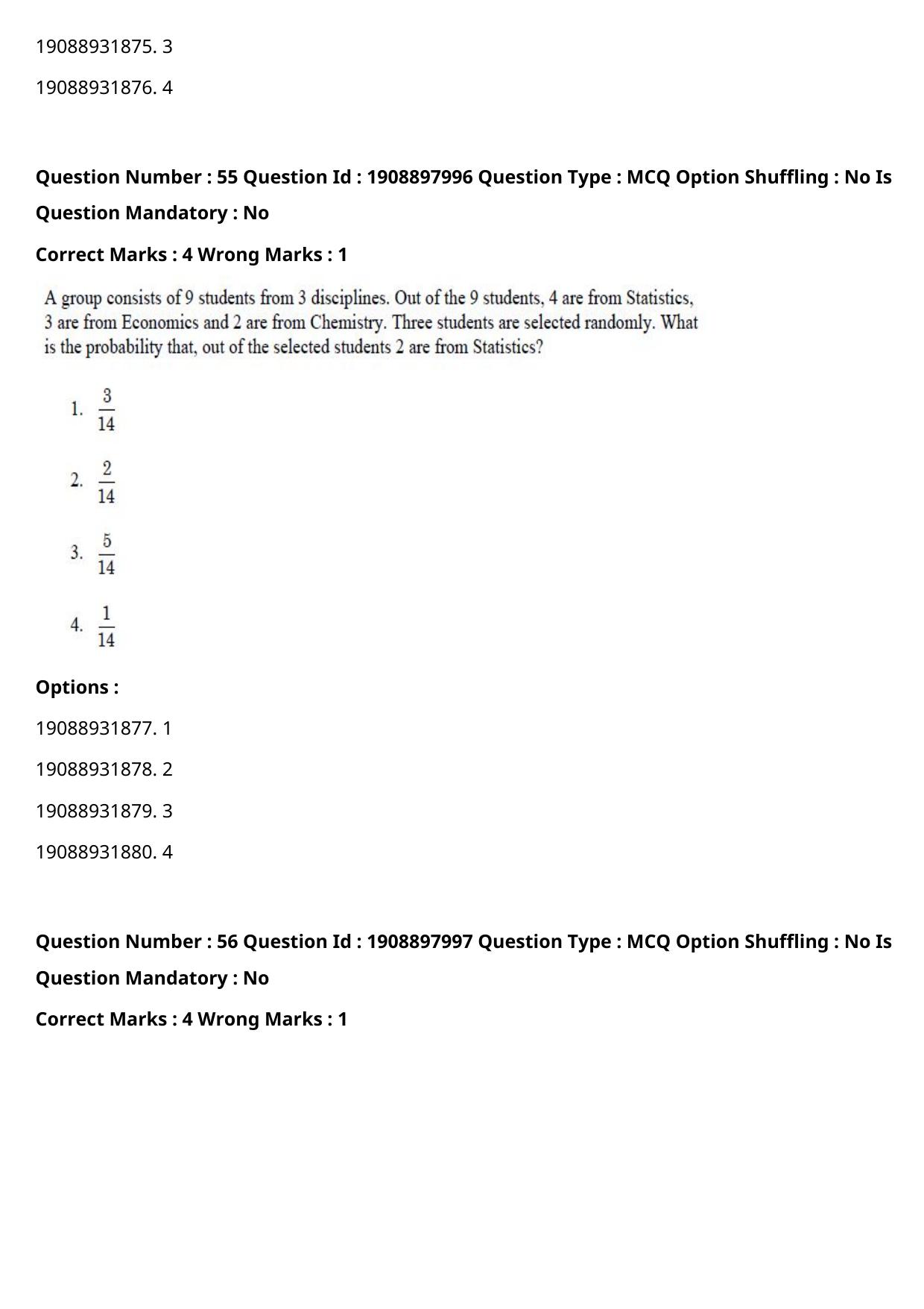 ICAR AIEEA PG 2021 STATISTICAL SCIENCE Question Paper - Page 29