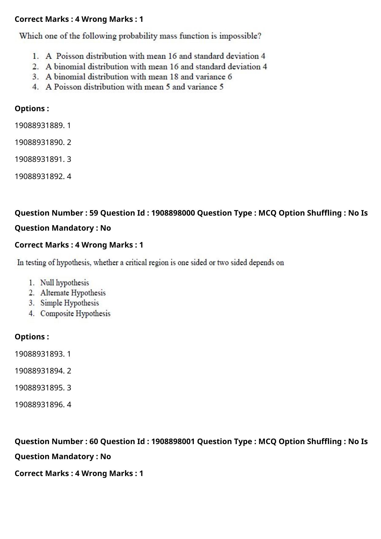 ICAR AIEEA PG 2021 STATISTICAL SCIENCE Question Paper - Page 31