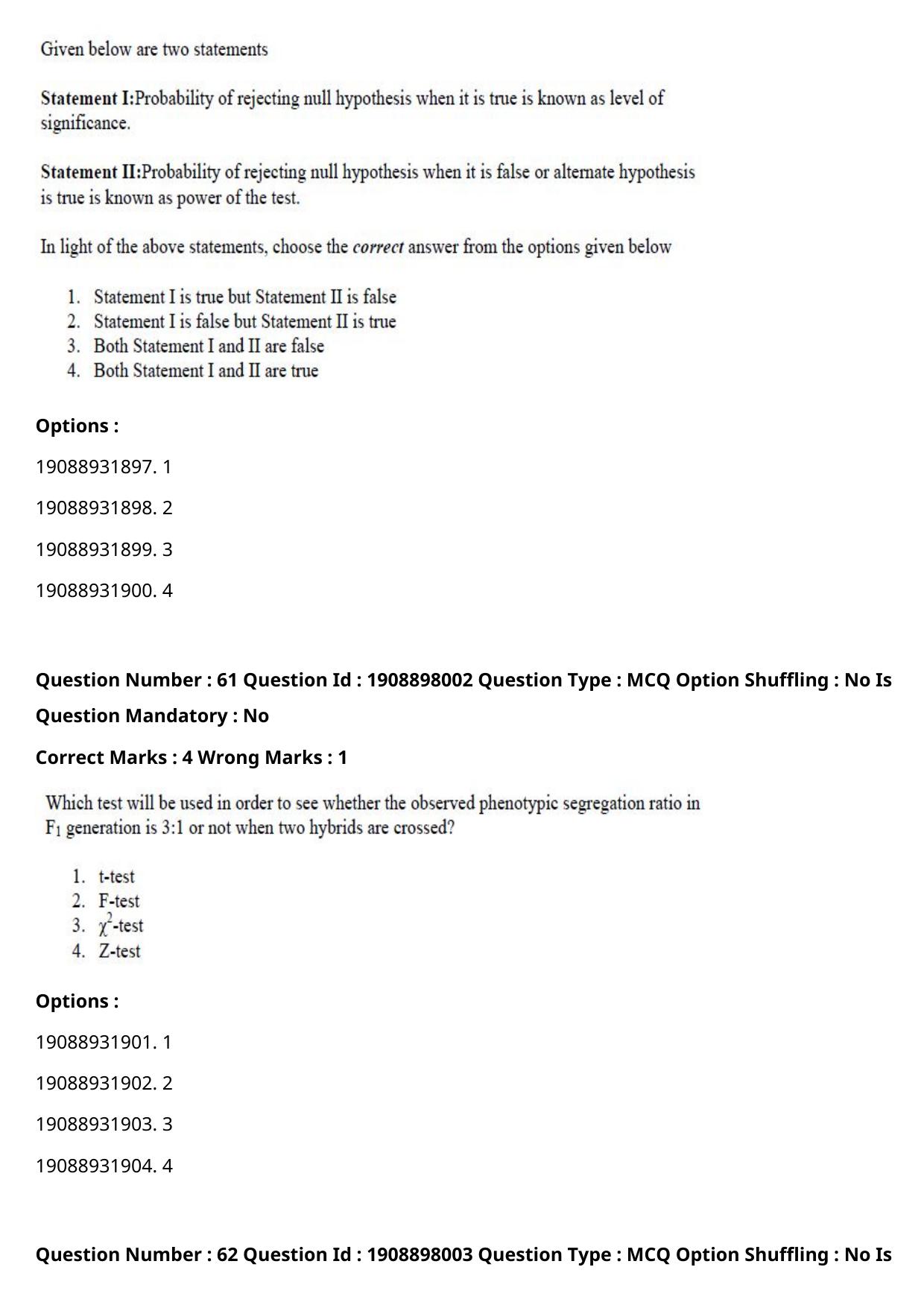 ICAR AIEEA PG 2021 STATISTICAL SCIENCE Question Paper - Page 32