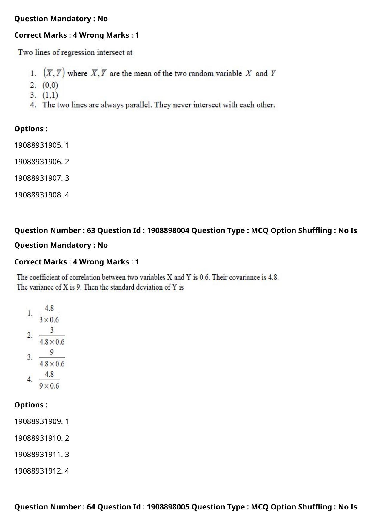 ICAR AIEEA PG 2021 STATISTICAL SCIENCE Question Paper - Page 33